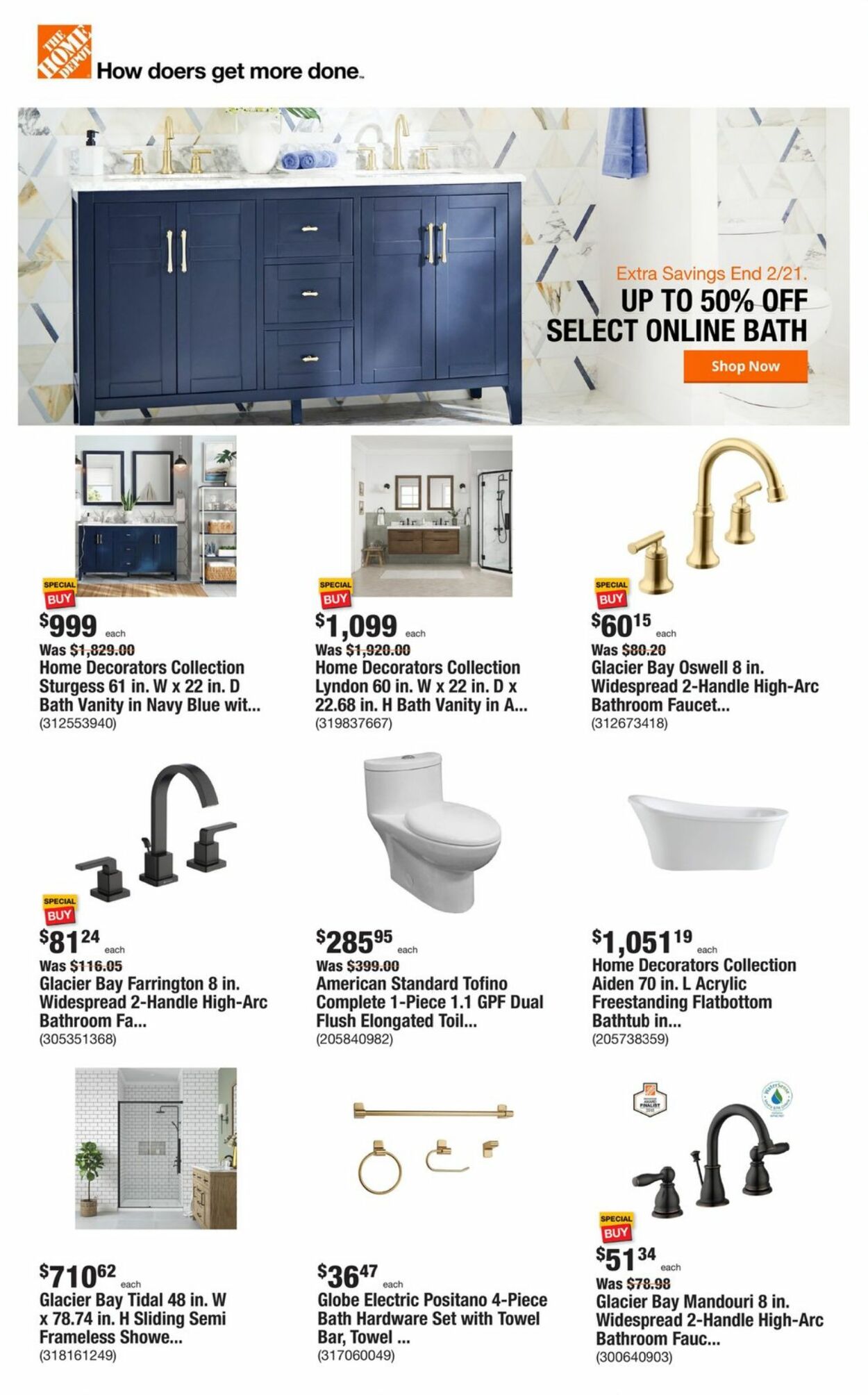 Catalogue Home Depot from 02/16/2023