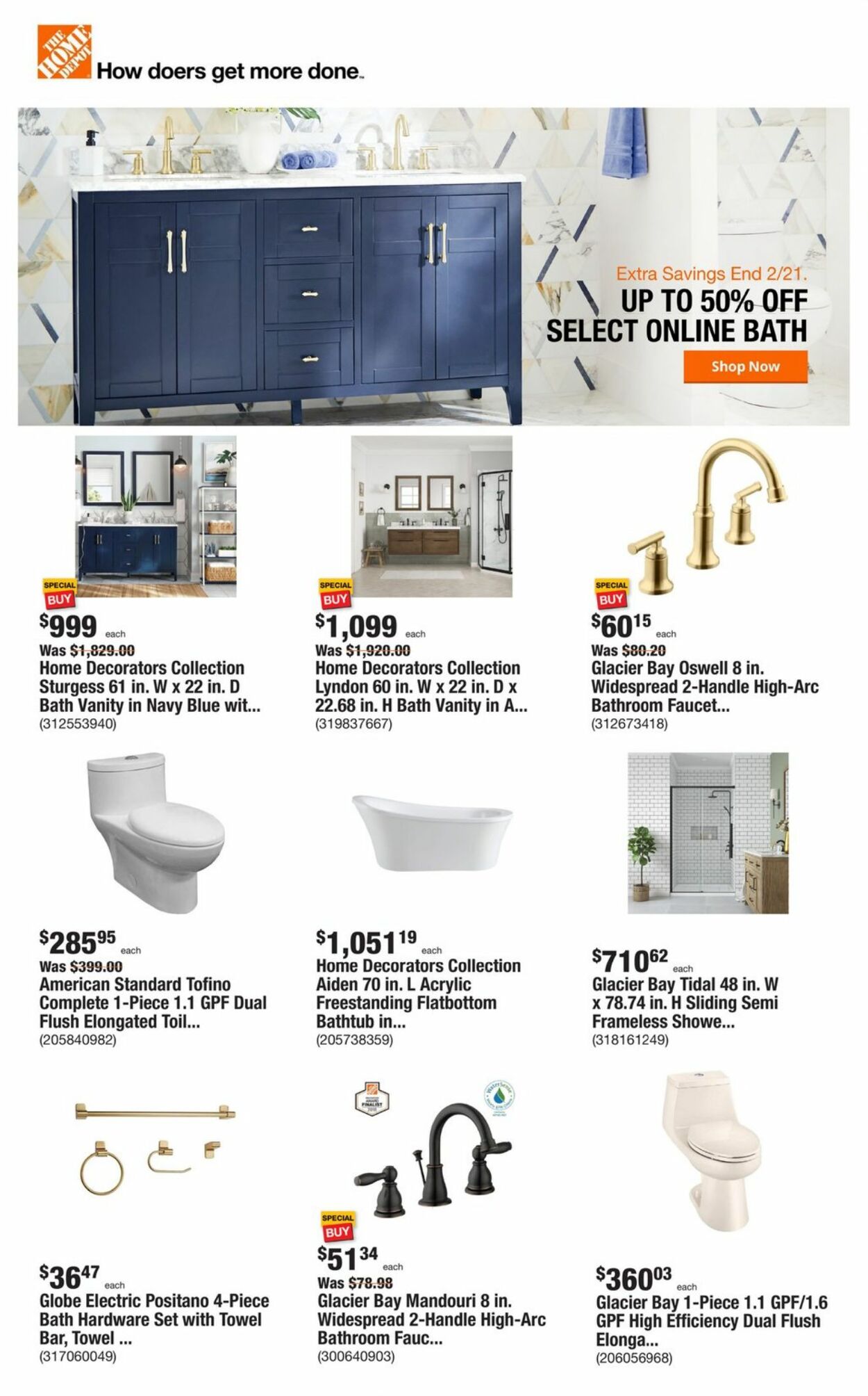 Catalogue Home Depot from 02/16/2023