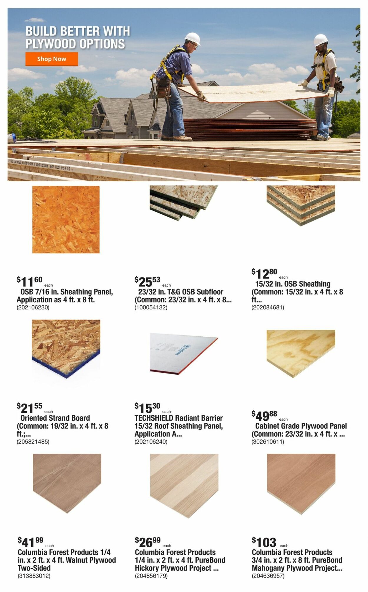 Catalogue Home Depot from 03/20/2023