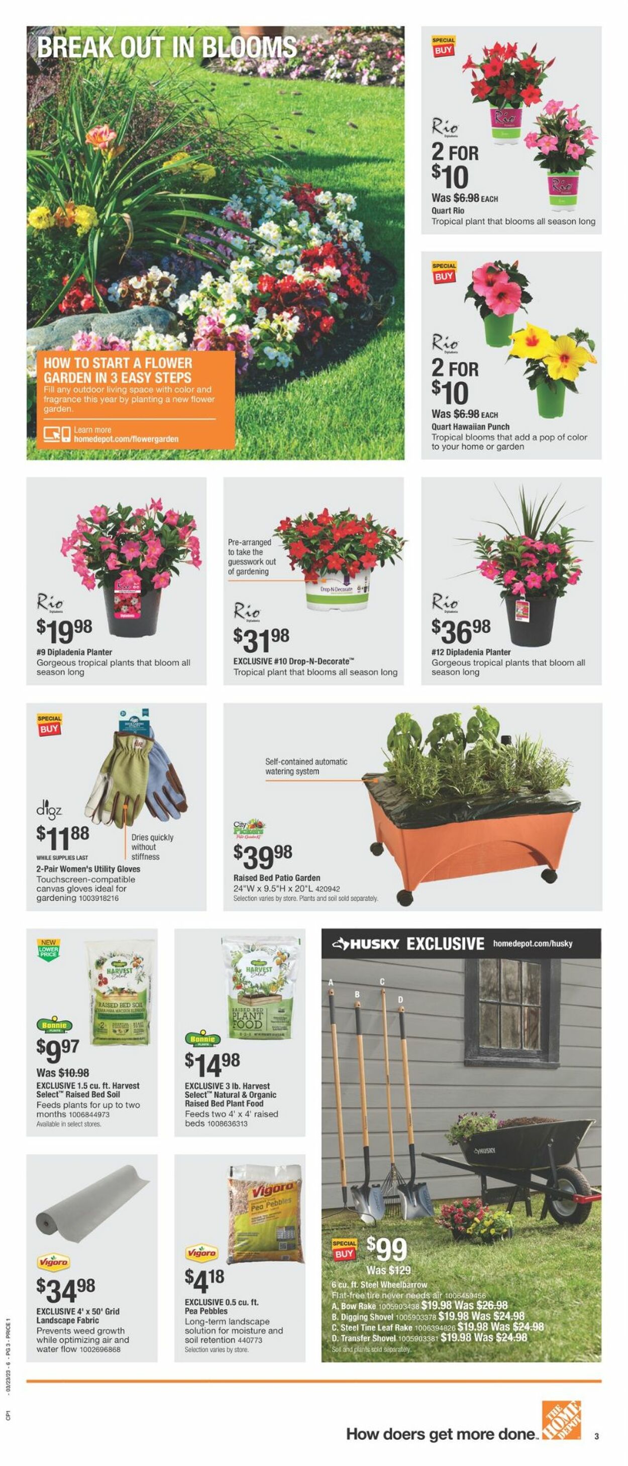 Catalogue Home Depot from 03/23/2023