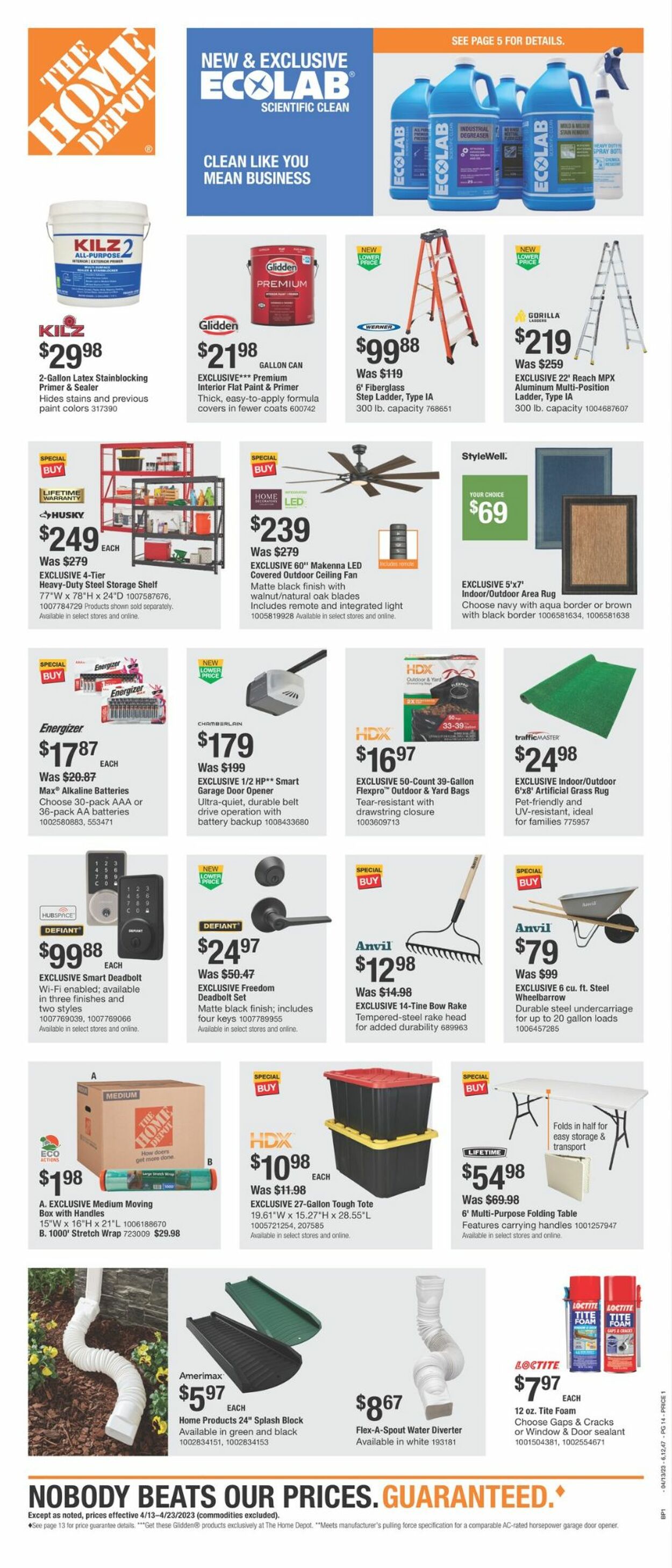Catalogue Home Depot from 04/13/2023