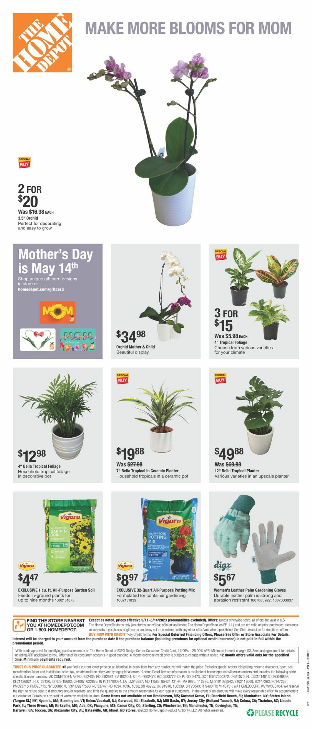 Catalogue Home Depot from 05/11/2023