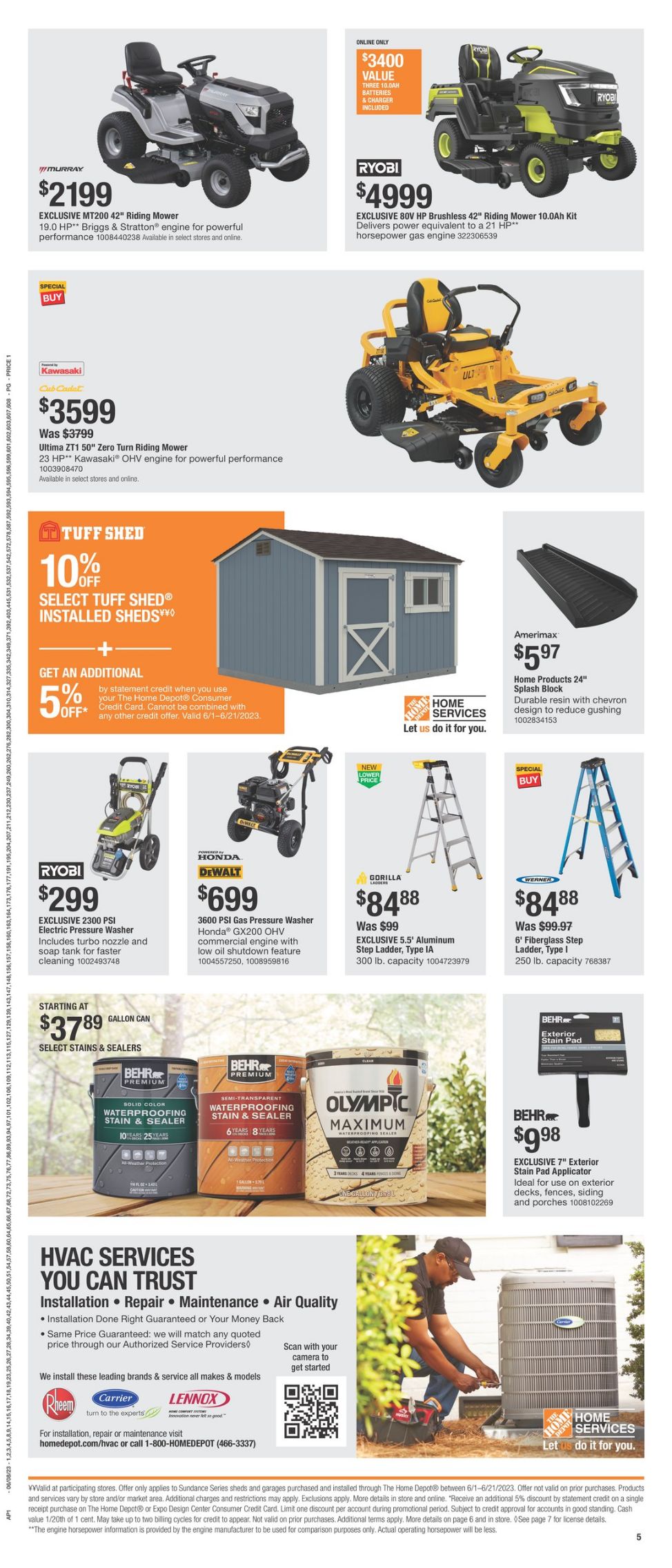 Catalogue Home Depot from 06/08/2023