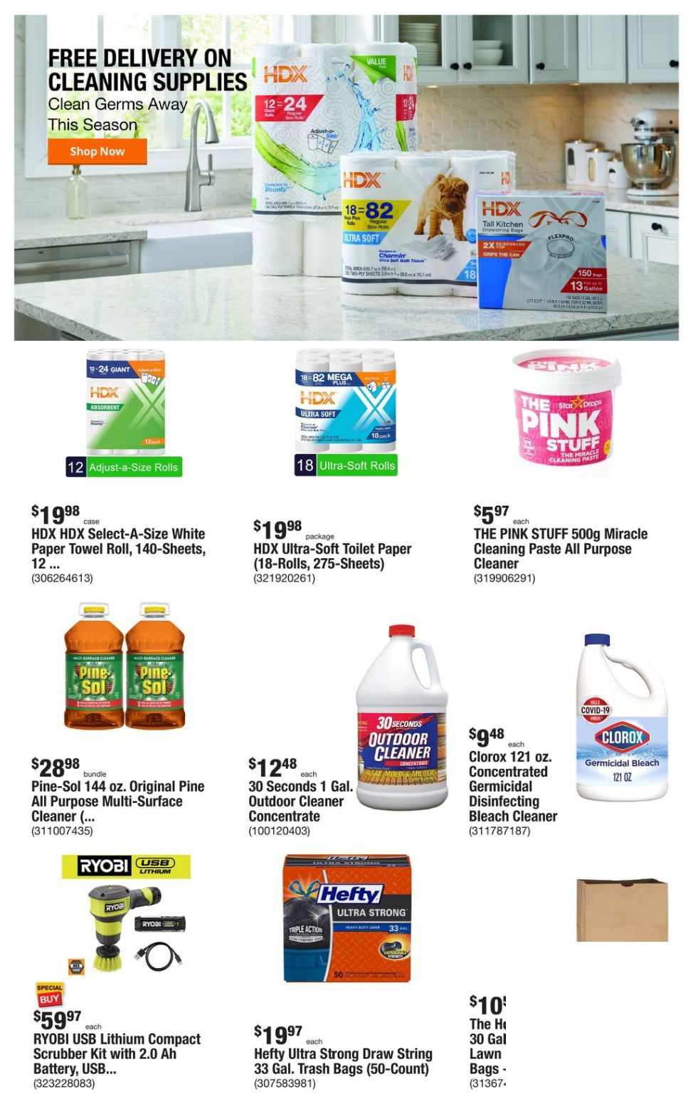 Catalogue Home Depot from 02/29/2024