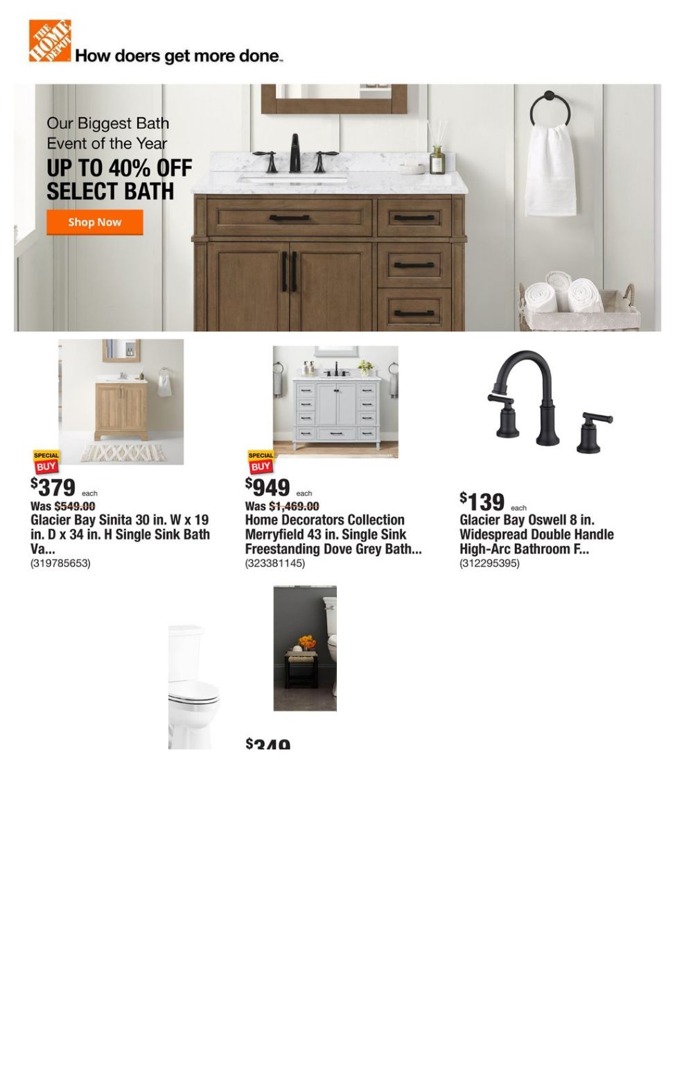 Catalogue Home Depot from 02/29/2024
