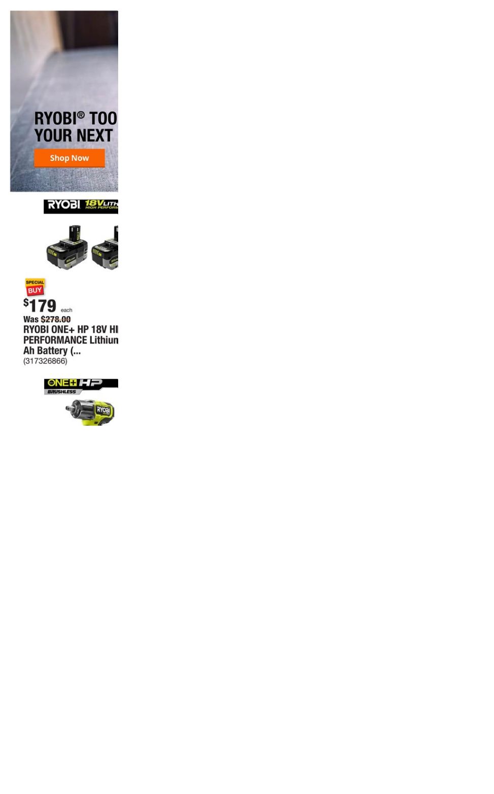 Catalogue Home Depot from 03/11/2024