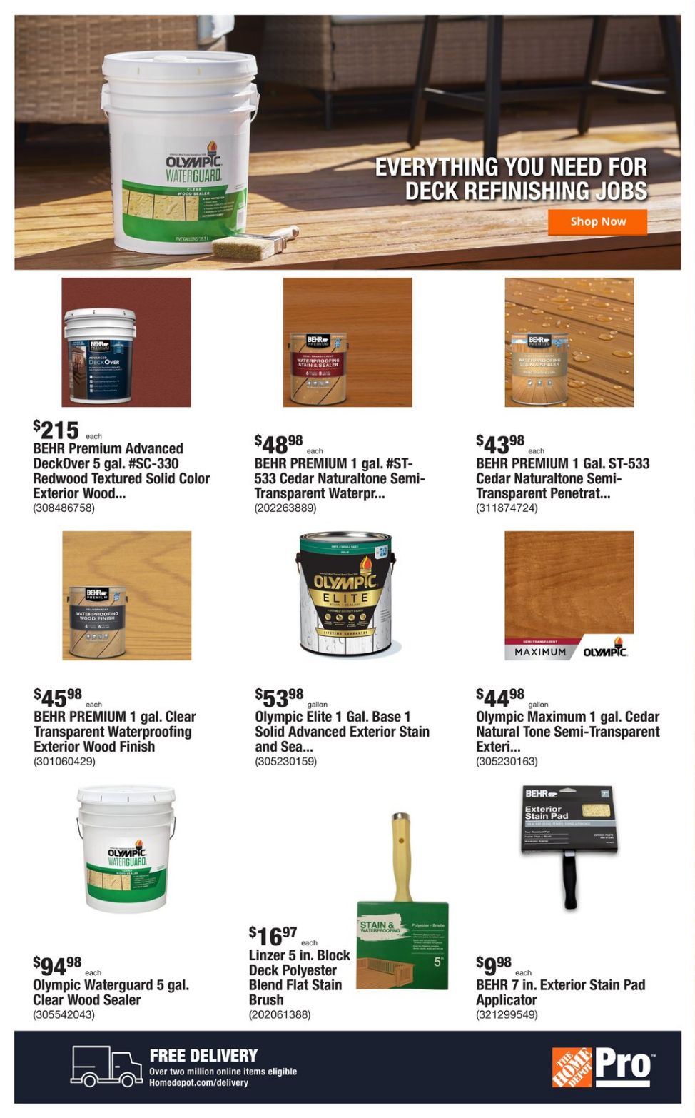 Catalogue Home Depot from 03/11/2024