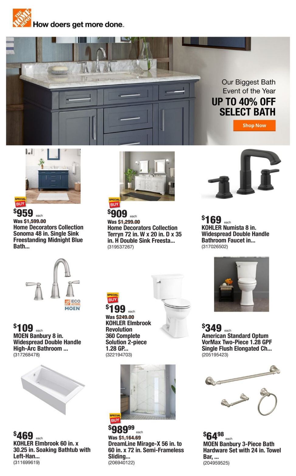 Catalogue Home Depot from 03/11/2024