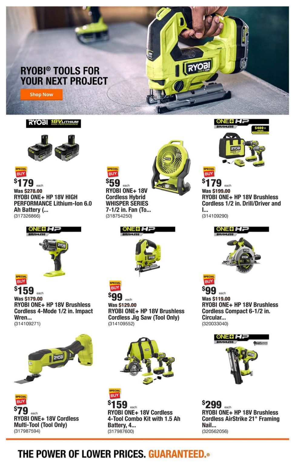 Catalogue Home Depot from 03/11/2024