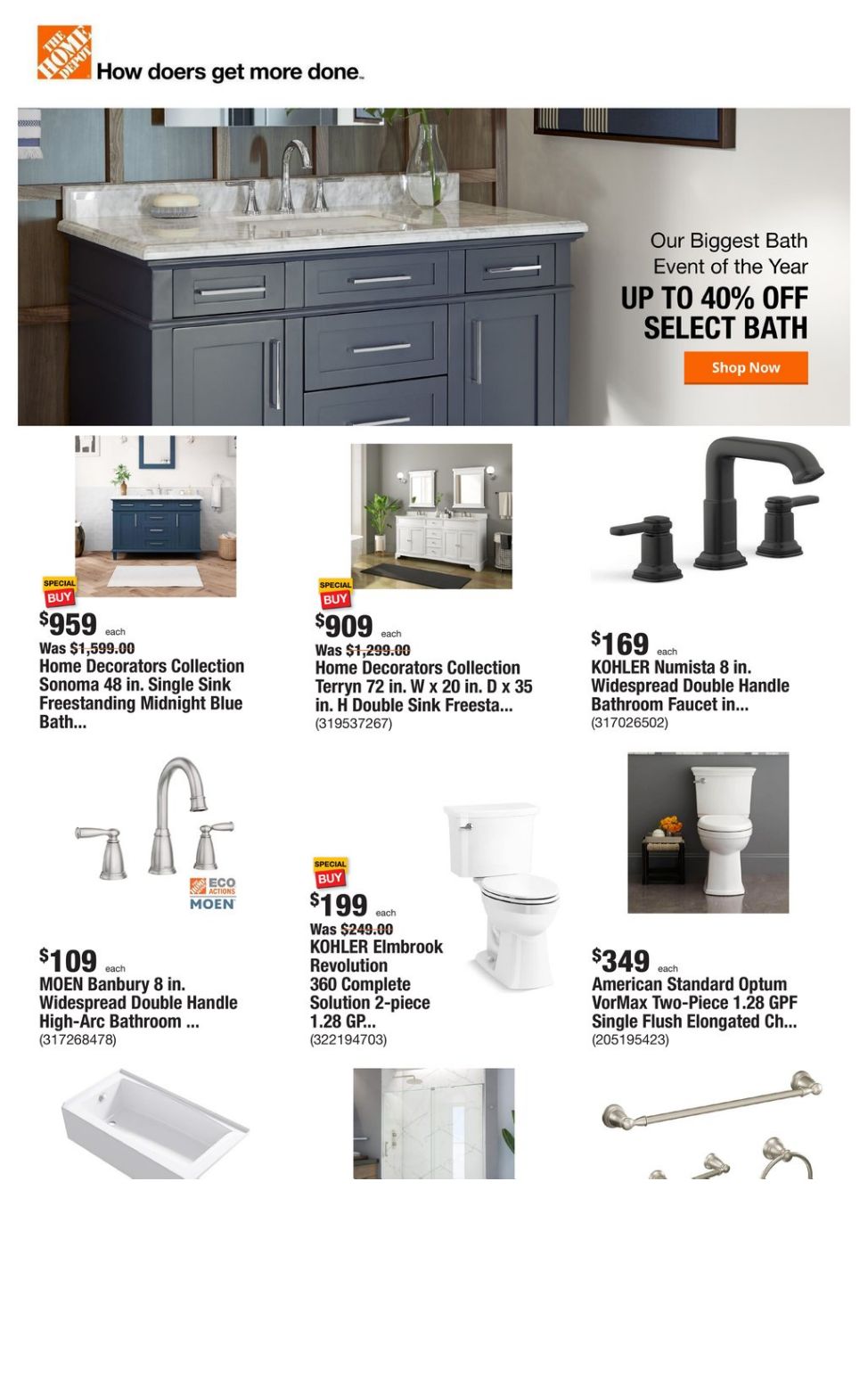 Catalogue Home Depot from 03/11/2024