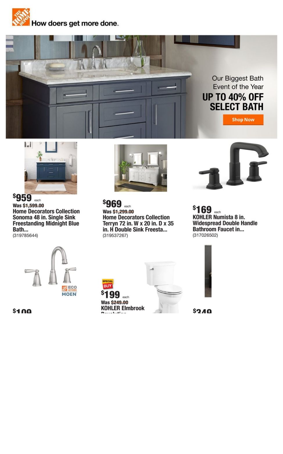 Catalogue Home Depot from 03/11/2024