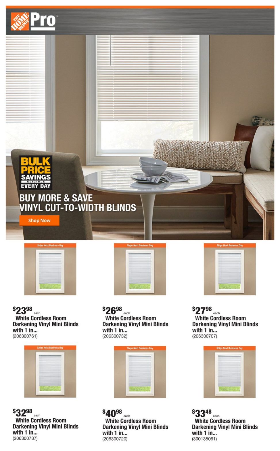 Catalogue Home Depot from 03/25/2024