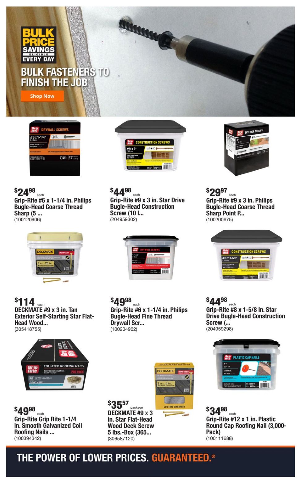 Catalogue Home Depot from 04/15/2024