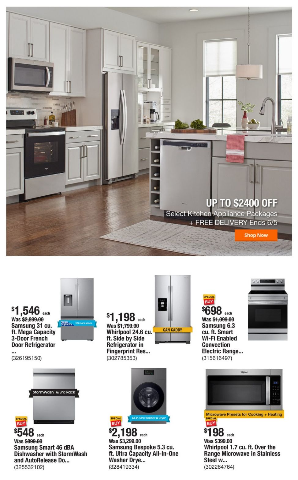 Catalogue Home Depot from 05/28/2024