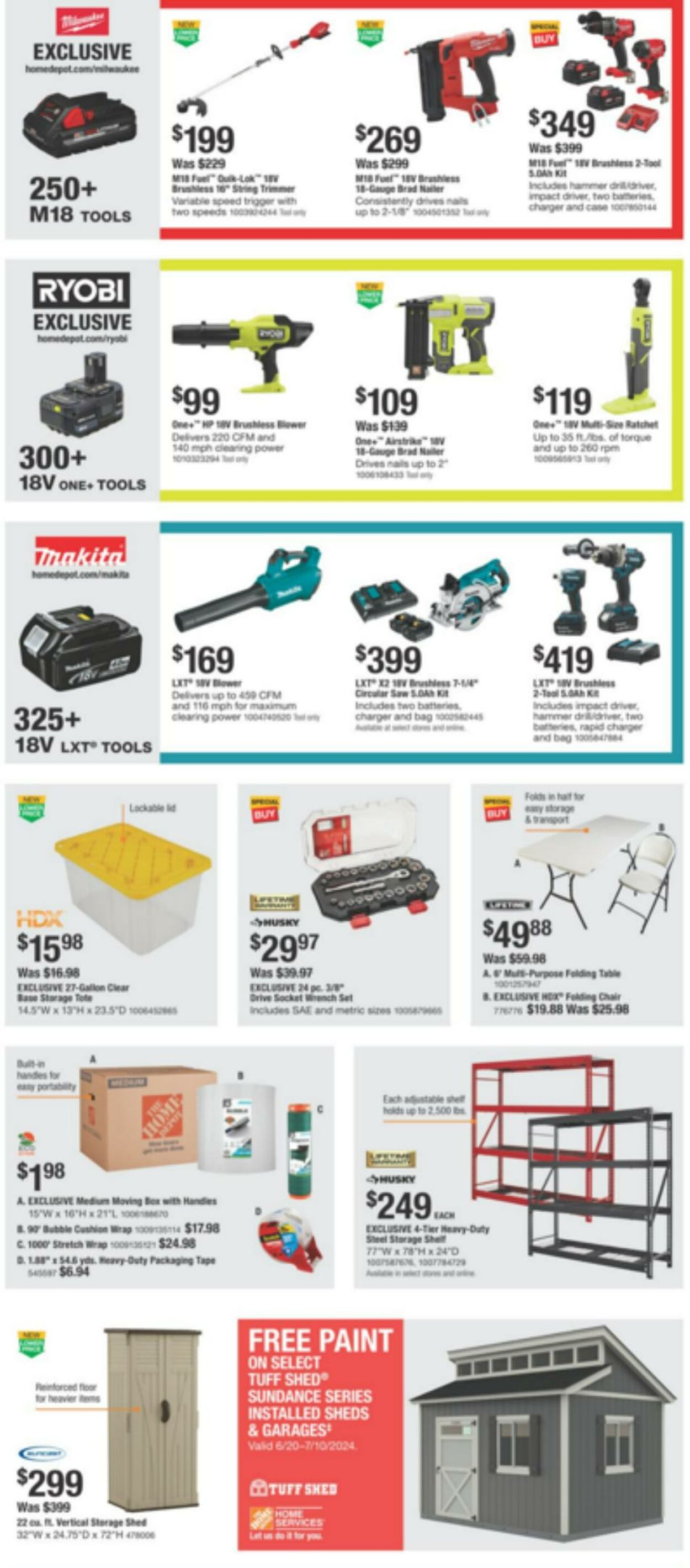 Catalogue Home Depot from 06/20/2024