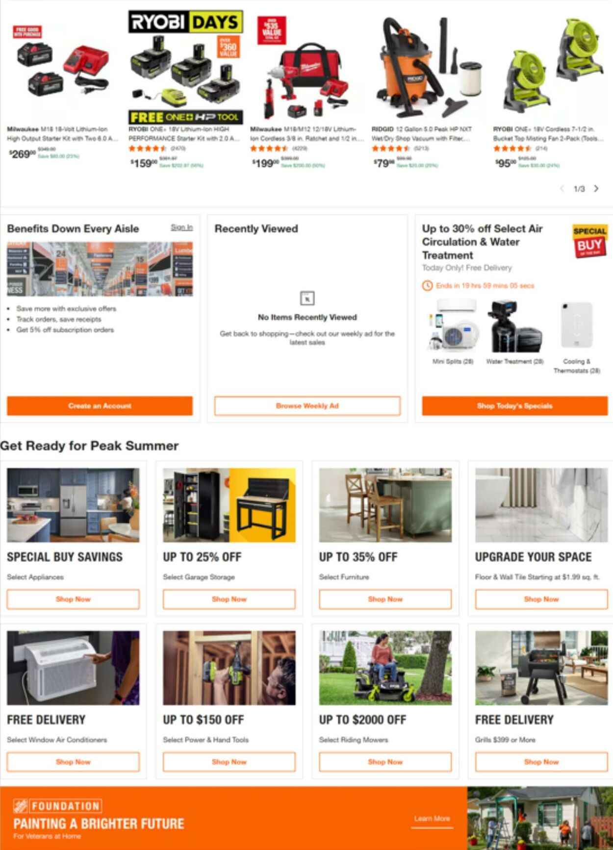 Catalogue Home Depot from 07/08/2024