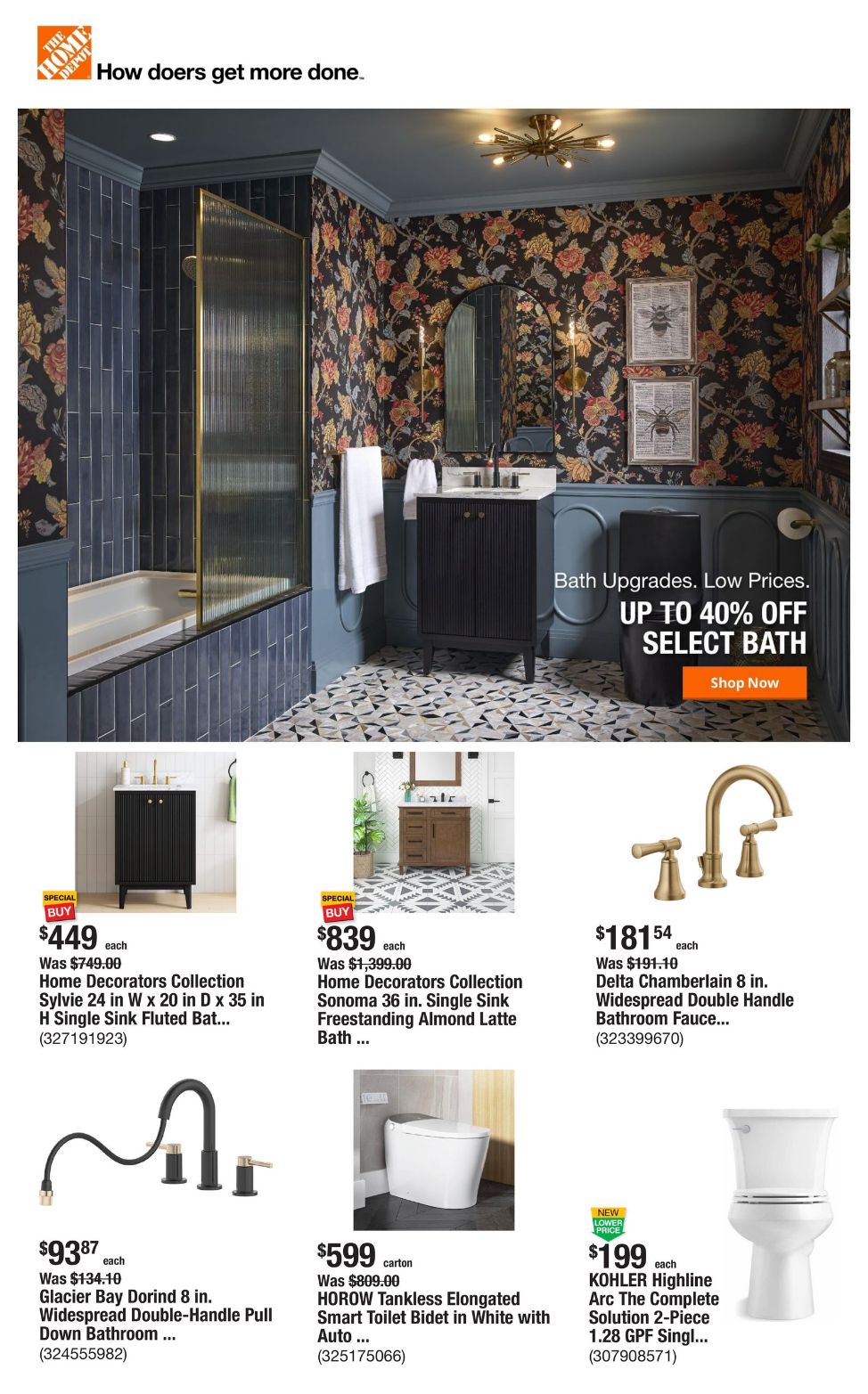 Catalogue Home Depot from 07/25/2024