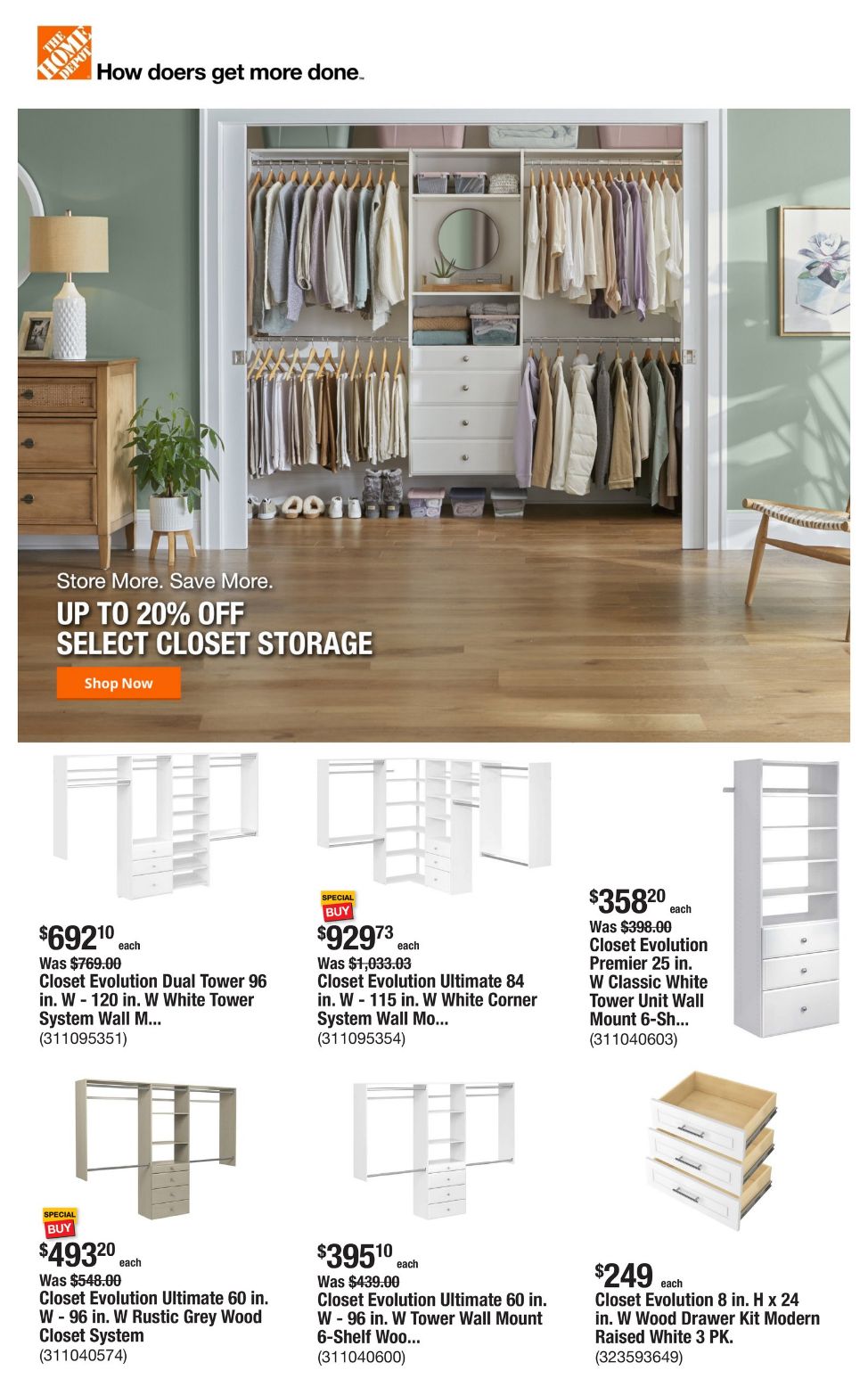 Catalogue Home Depot from 08/08/2024