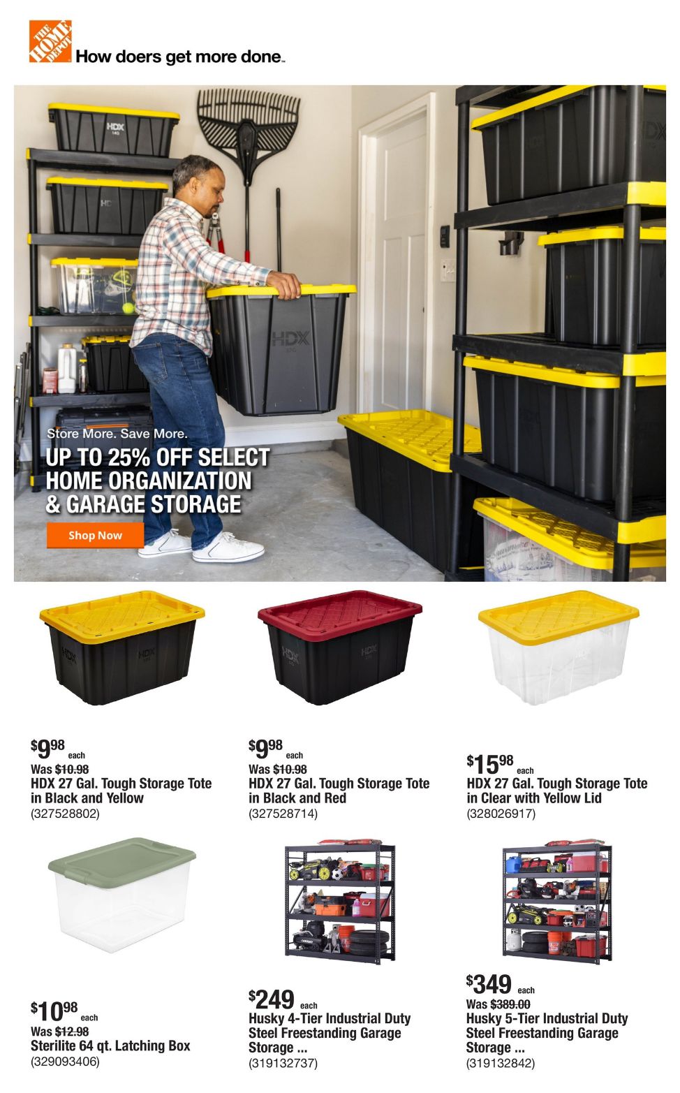 Catalogue Home Depot from 08/15/2024