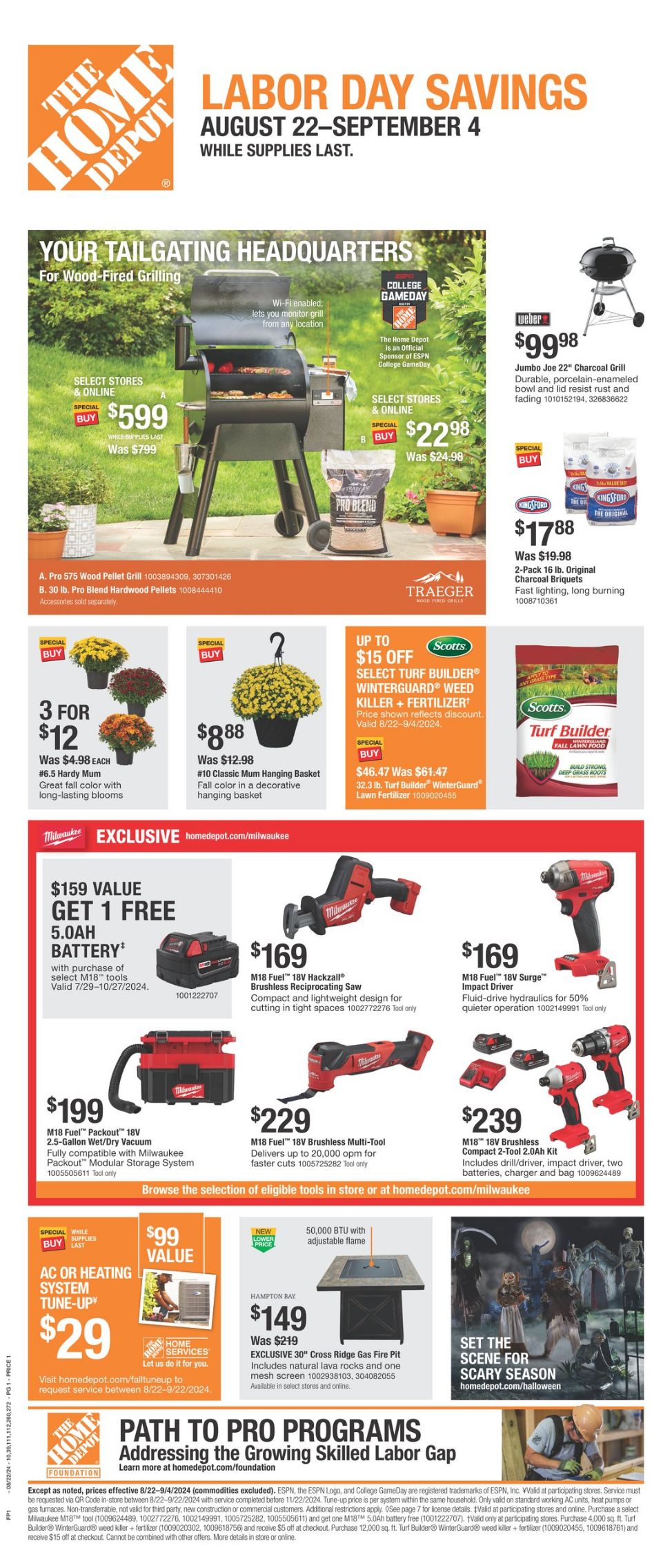 Catalogue Home Depot from 08/22/2024