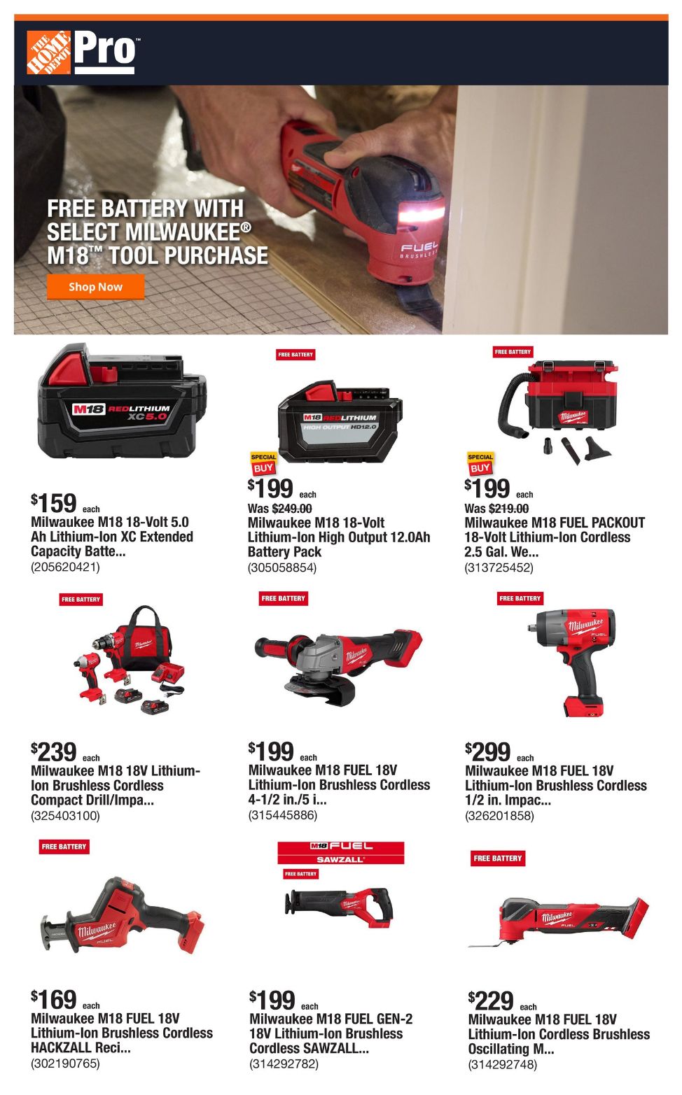 Catalogue Home Depot from 08/26/2024