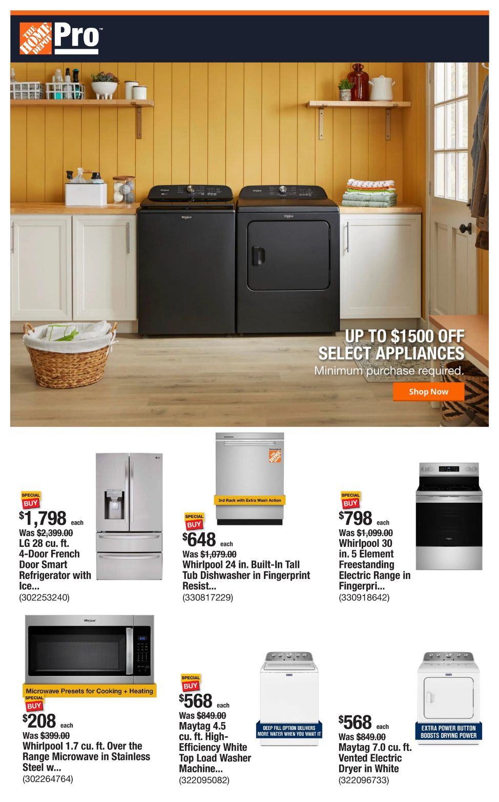 Catalogue Home Depot from 09/02/2024