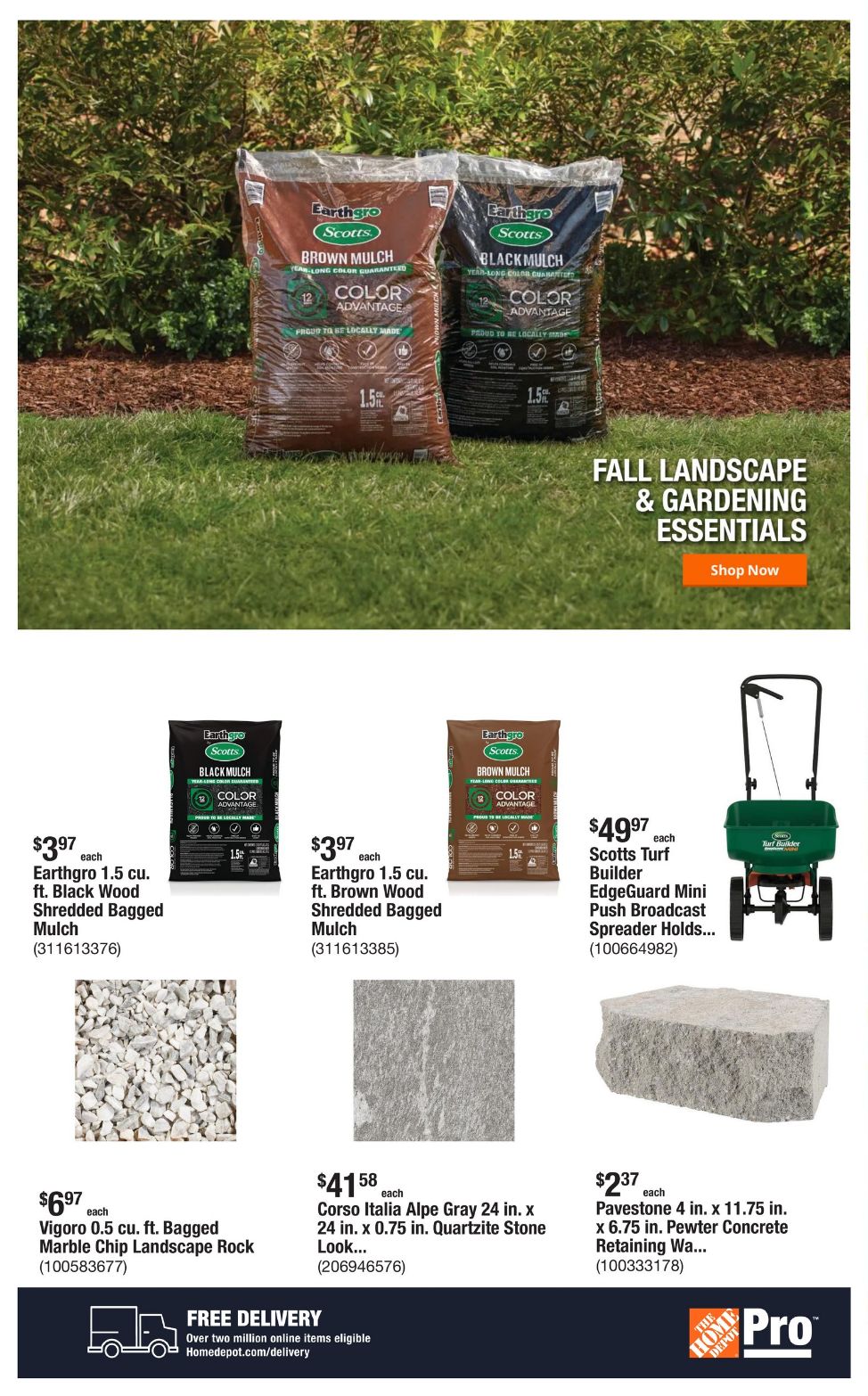 Catalogue Home Depot from 09/16/2024