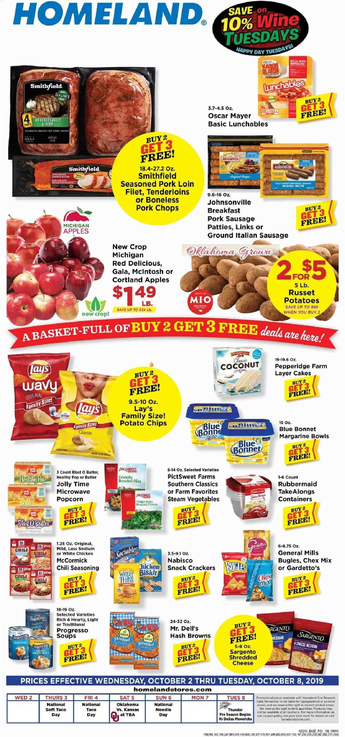 Homeland Current weekly ad 10/02 - 10/08/2019 - frequent-ads.com