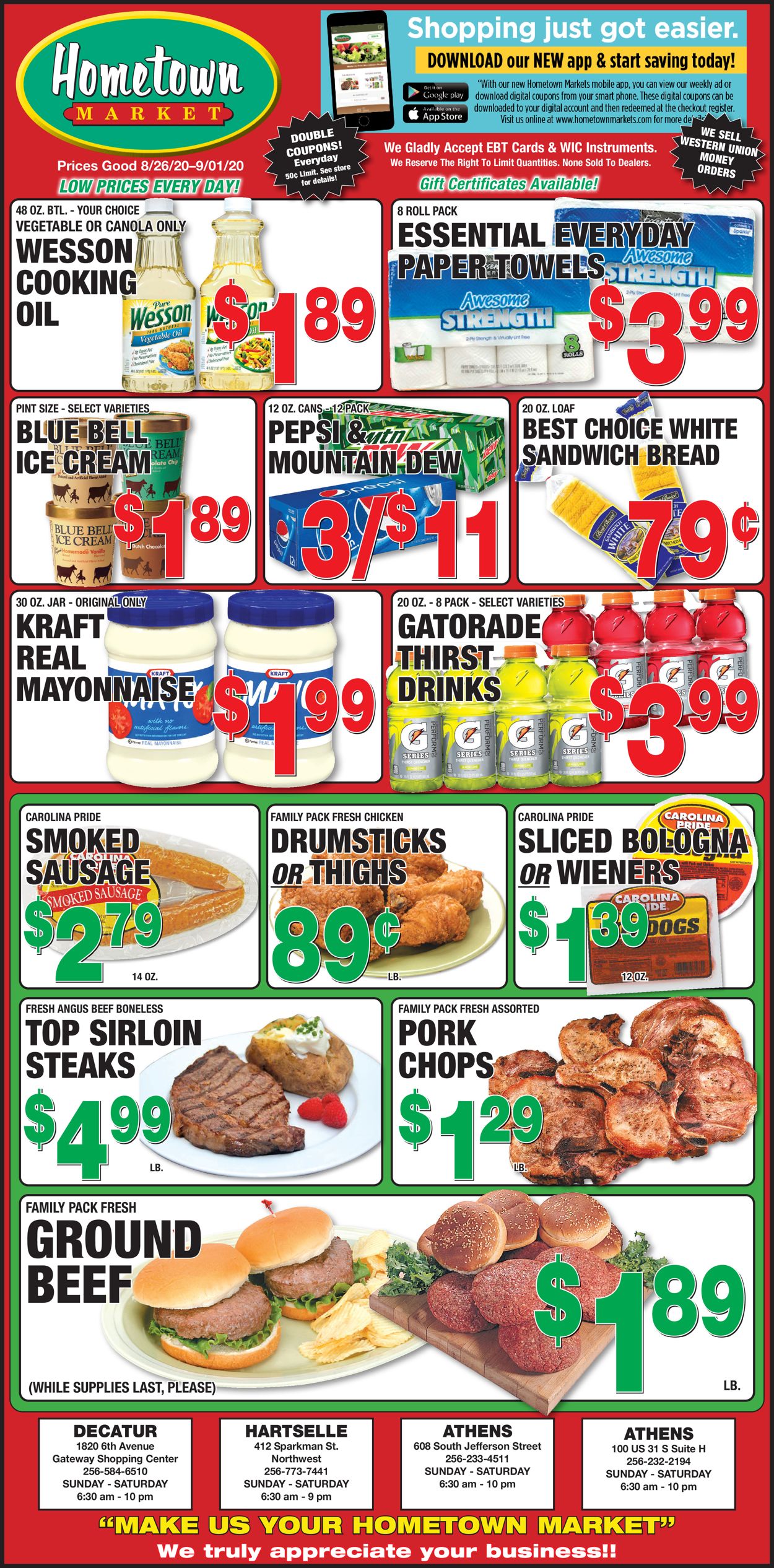 Hometown Market Current weekly ad 08/26 - 09/01/2020 - frequent-ads.com