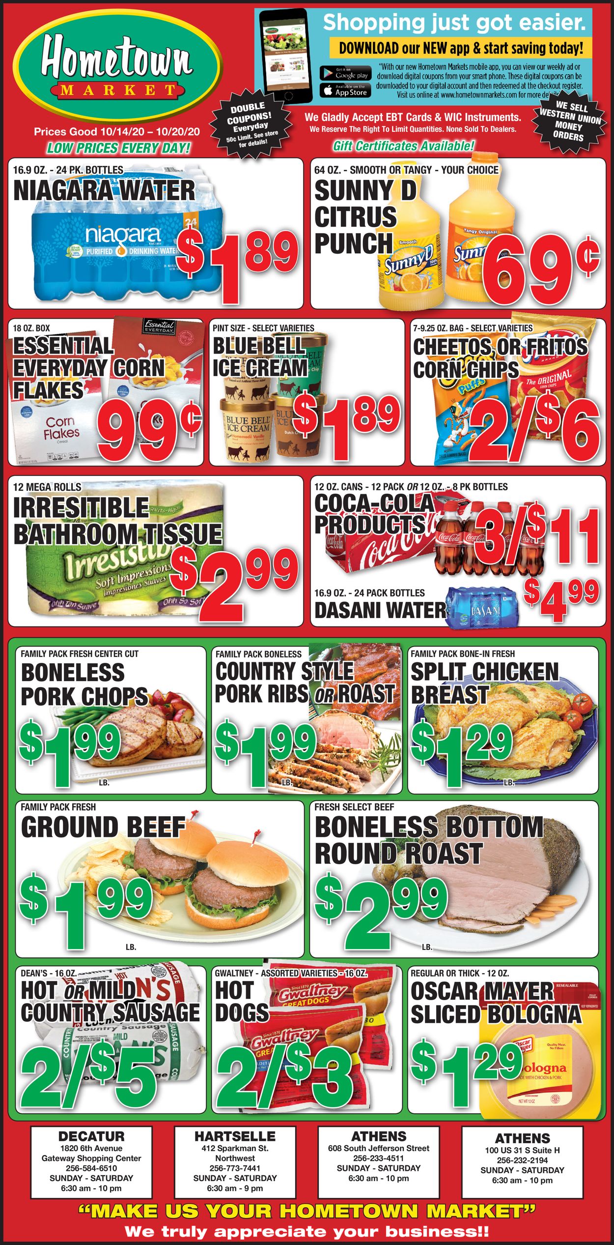 Hometown Market Current weekly ad 10/14 - 10/20/2020 - frequent-ads.com
