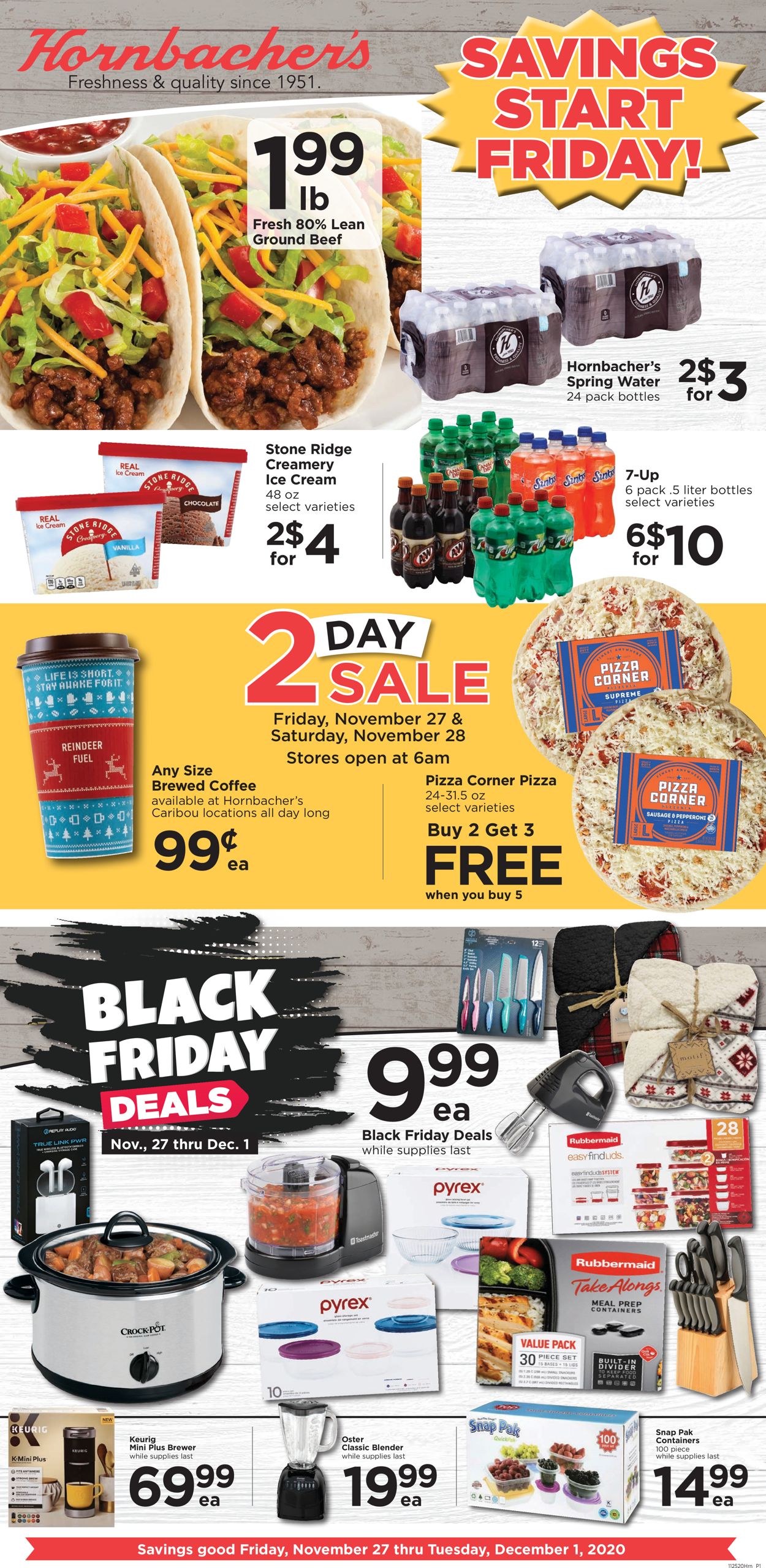 Catalogue Hornbacher's Black Friday 2020 from 11/27/2020