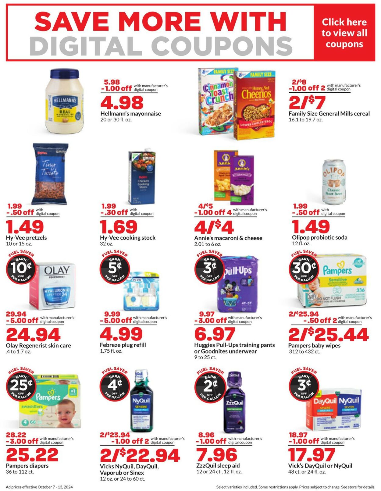 Catalogue HyVee from 10/07/2024