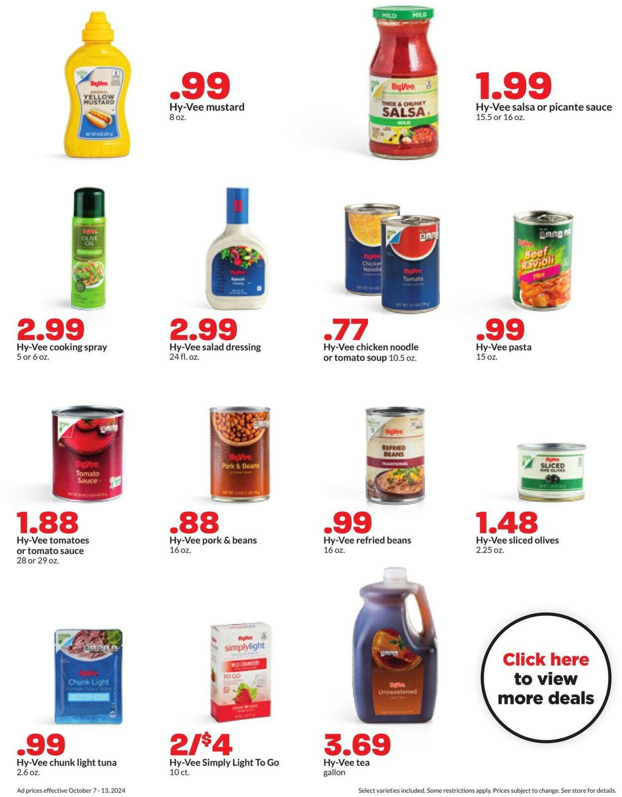 Catalogue HyVee from 10/07/2024