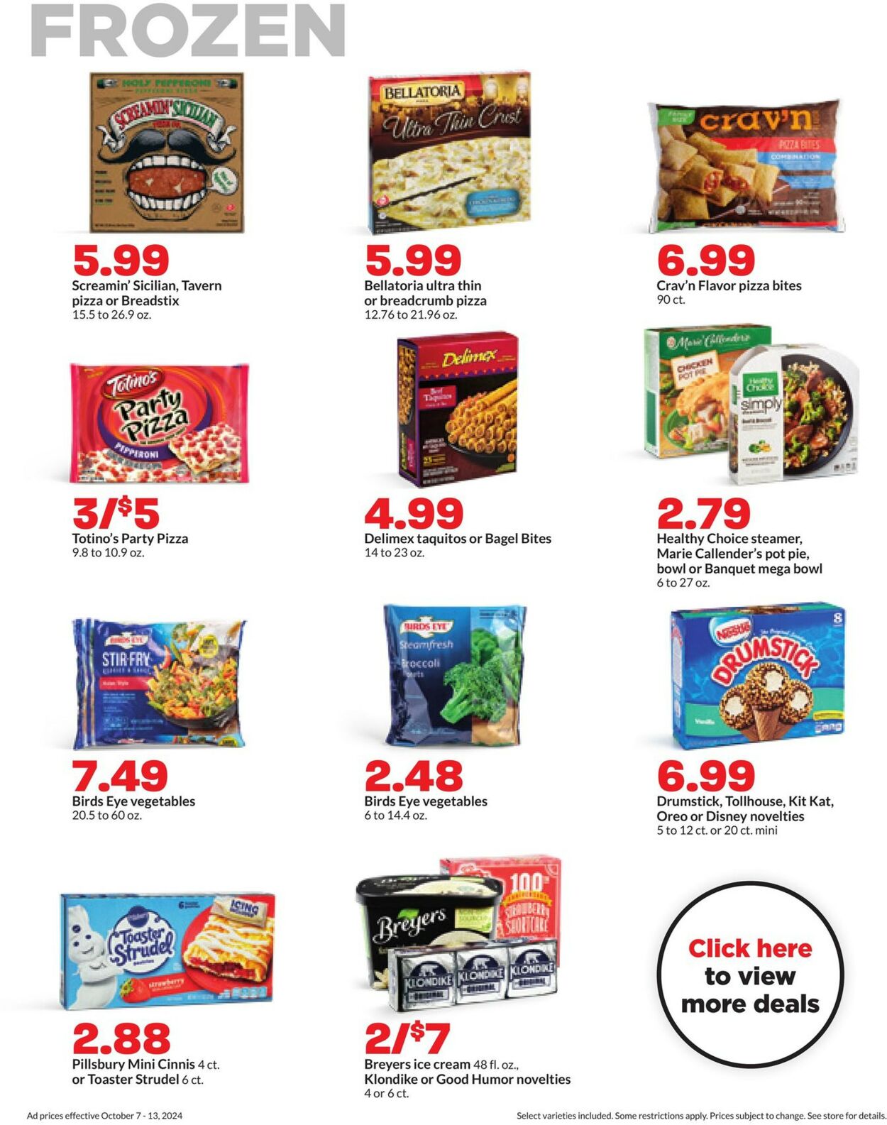 Catalogue HyVee from 10/07/2024