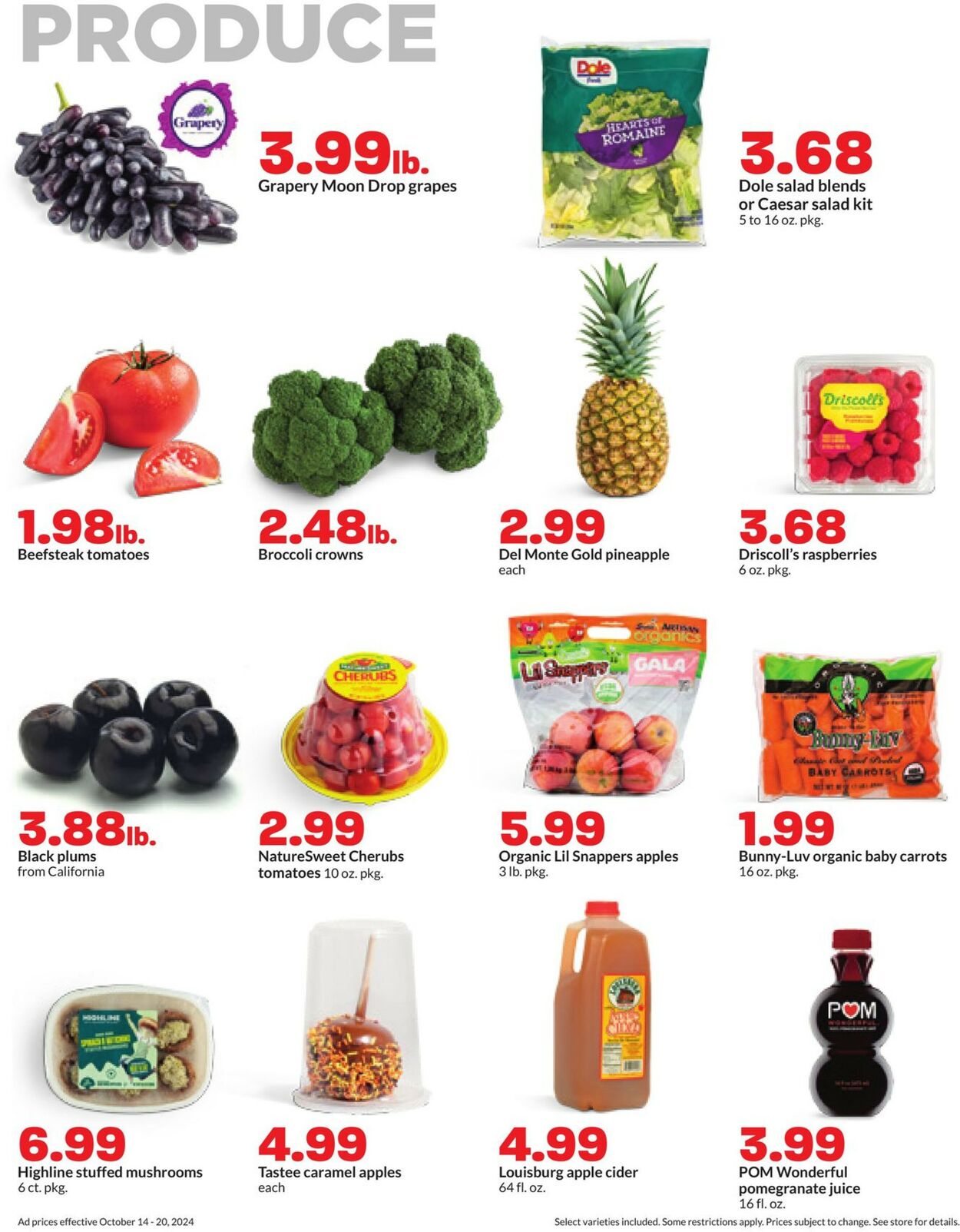 Catalogue HyVee from 10/14/2024