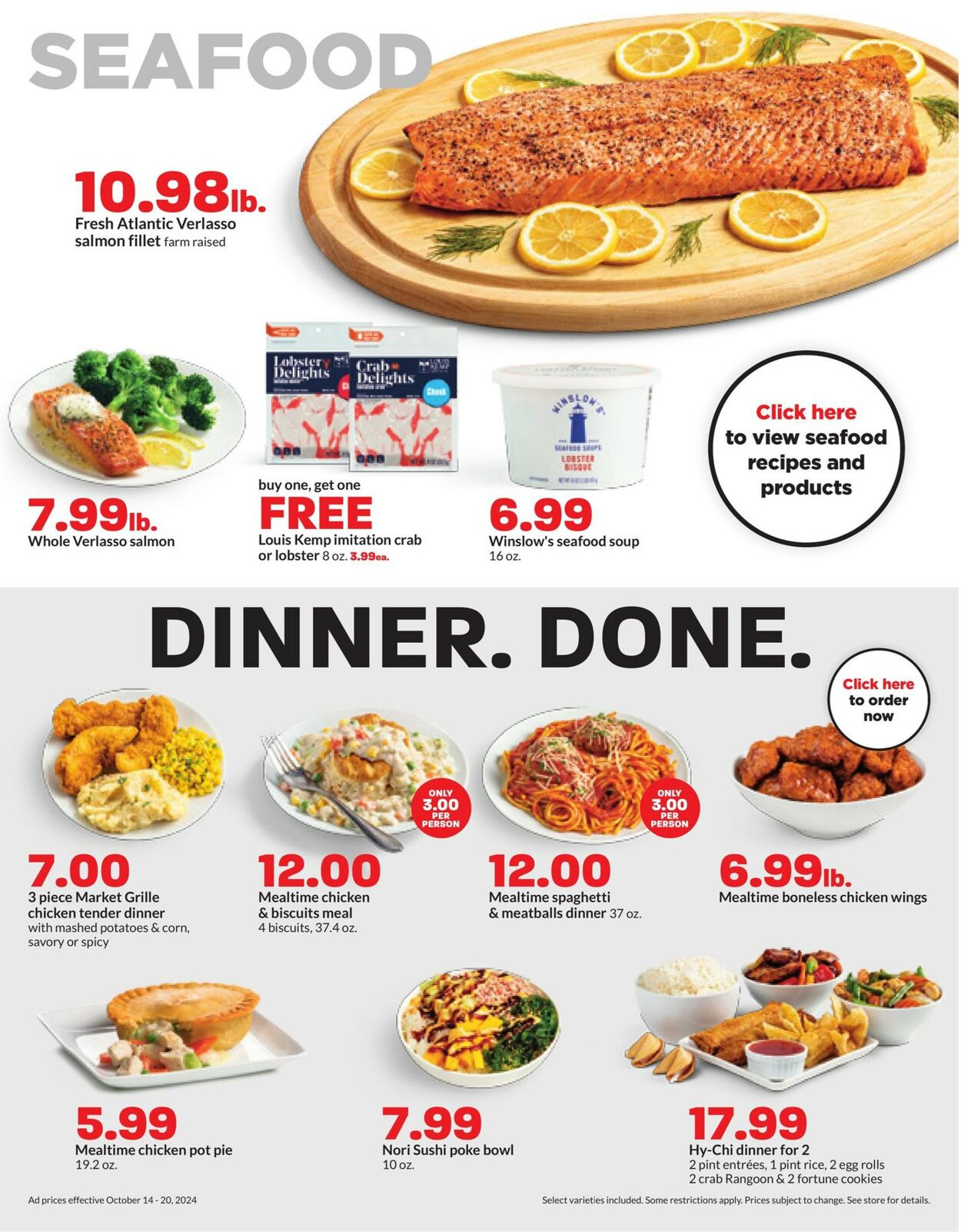 Catalogue HyVee from 10/14/2024