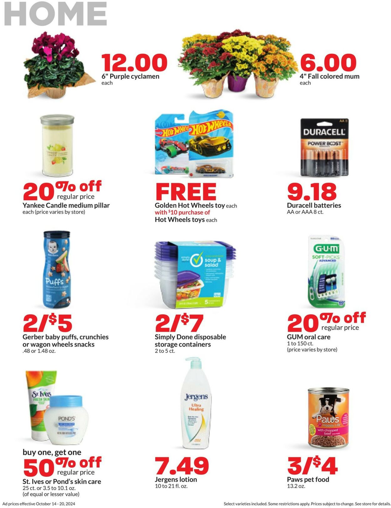 Catalogue HyVee from 10/14/2024