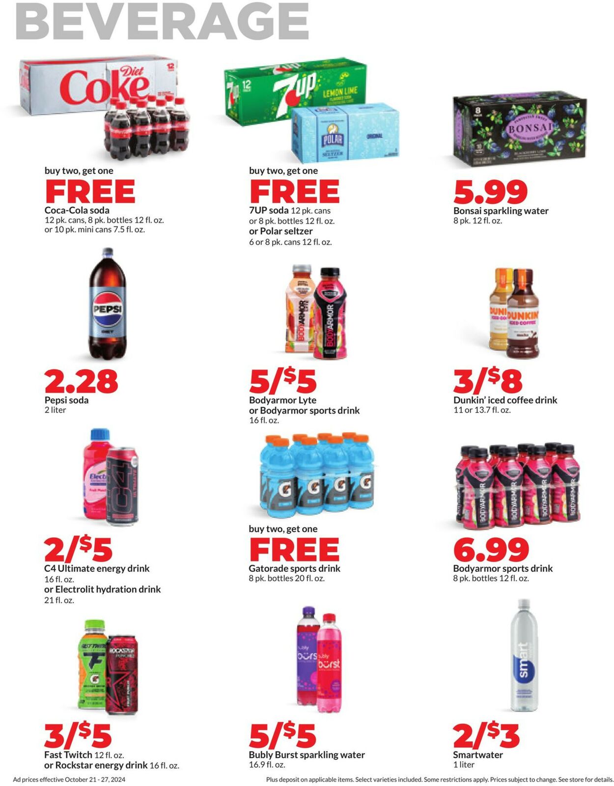 Catalogue HyVee from 10/21/2024