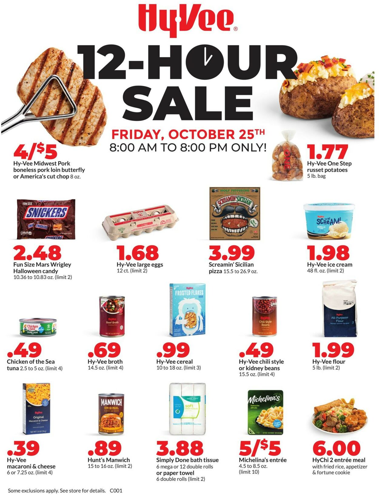 Catalogue HyVee from 10/25/2024