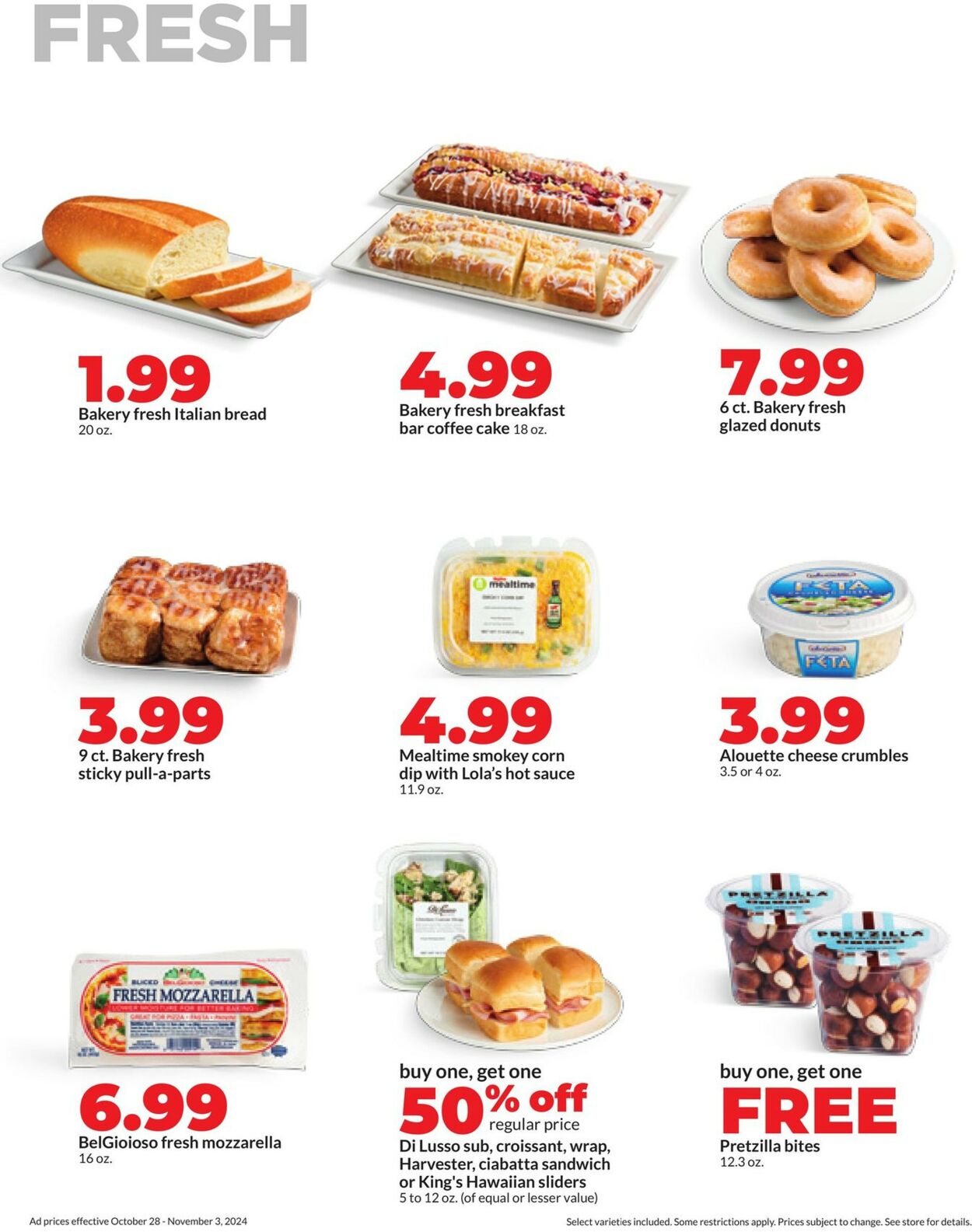 Catalogue HyVee from 10/28/2024