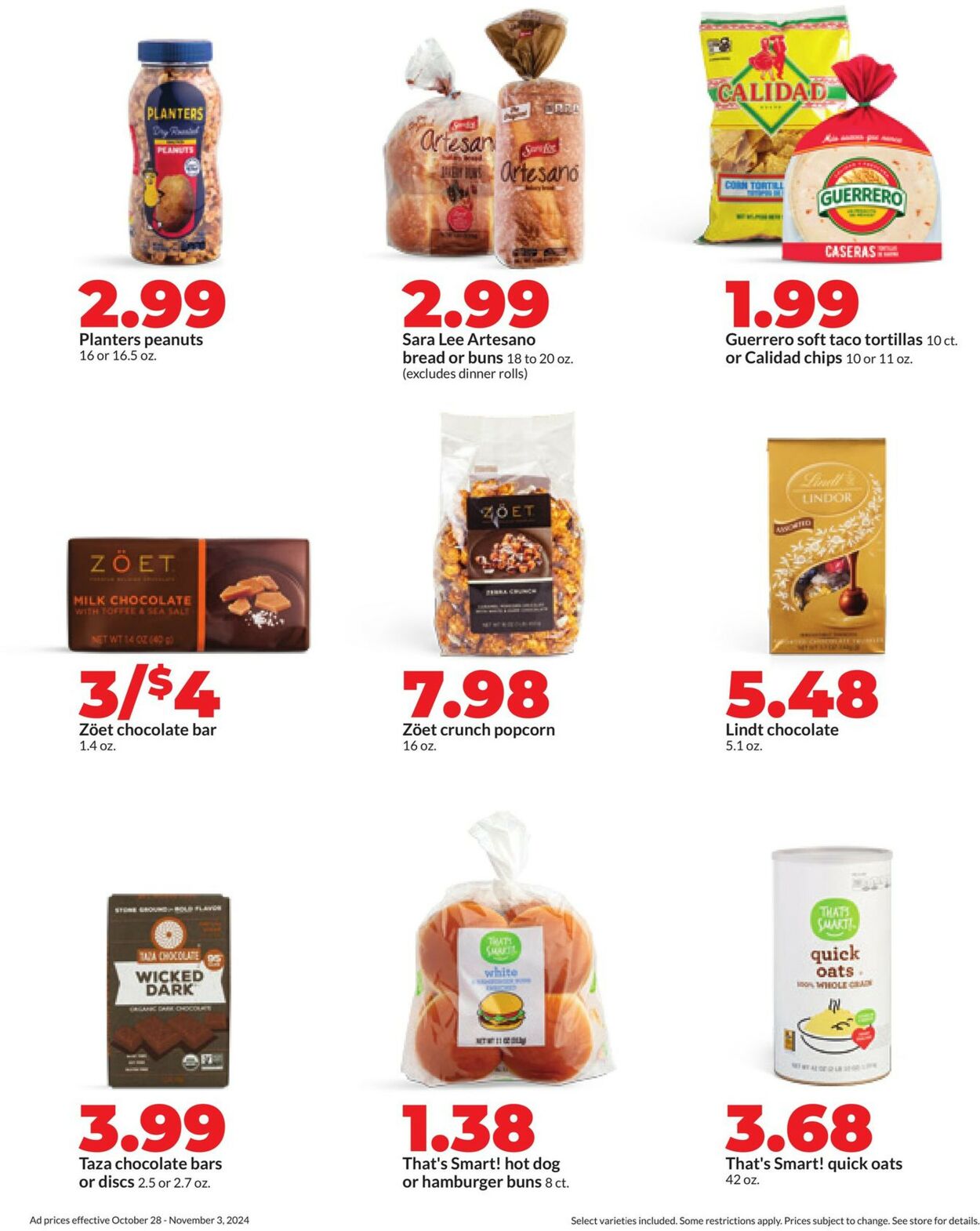 Catalogue HyVee from 10/28/2024