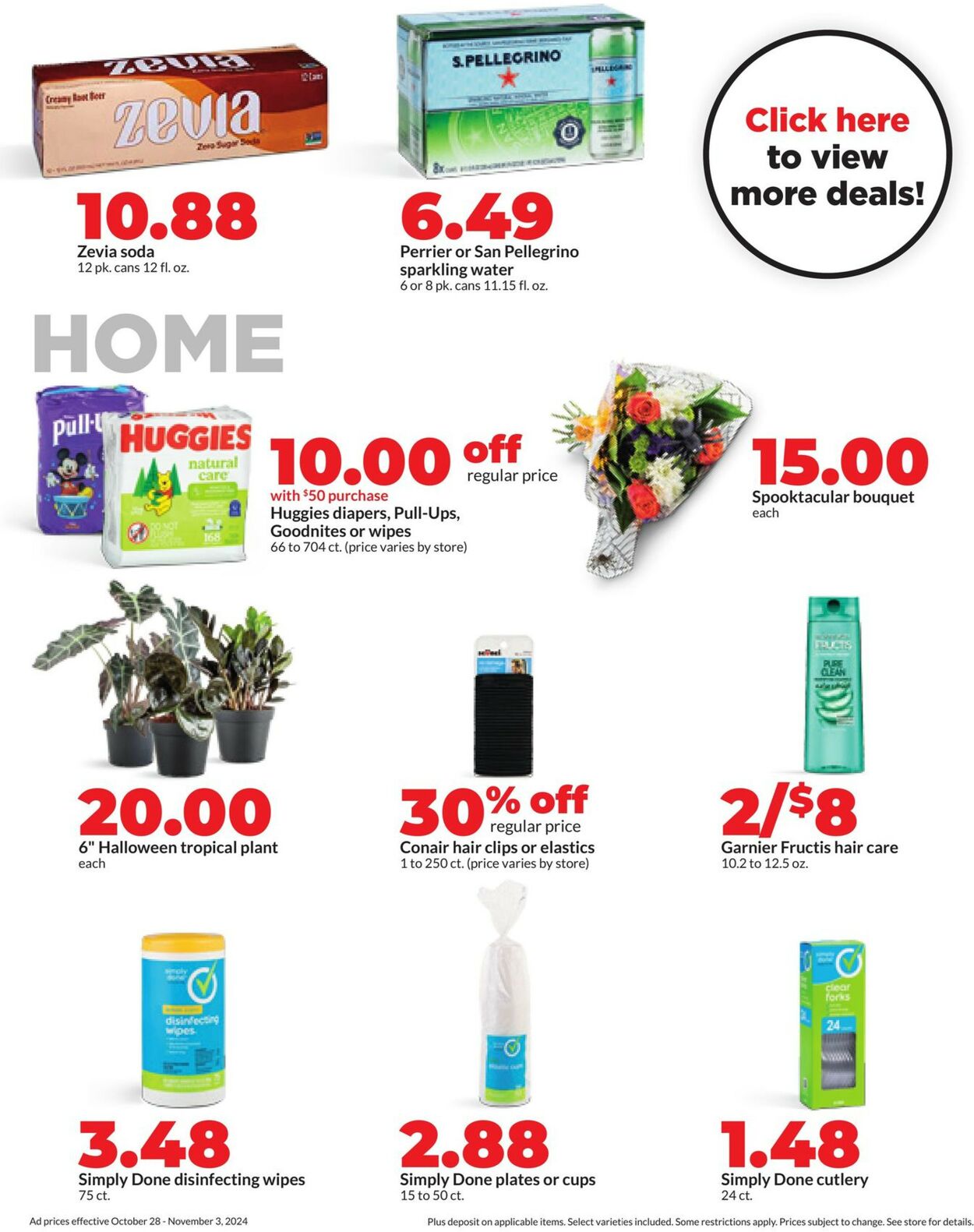 Catalogue HyVee from 10/28/2024