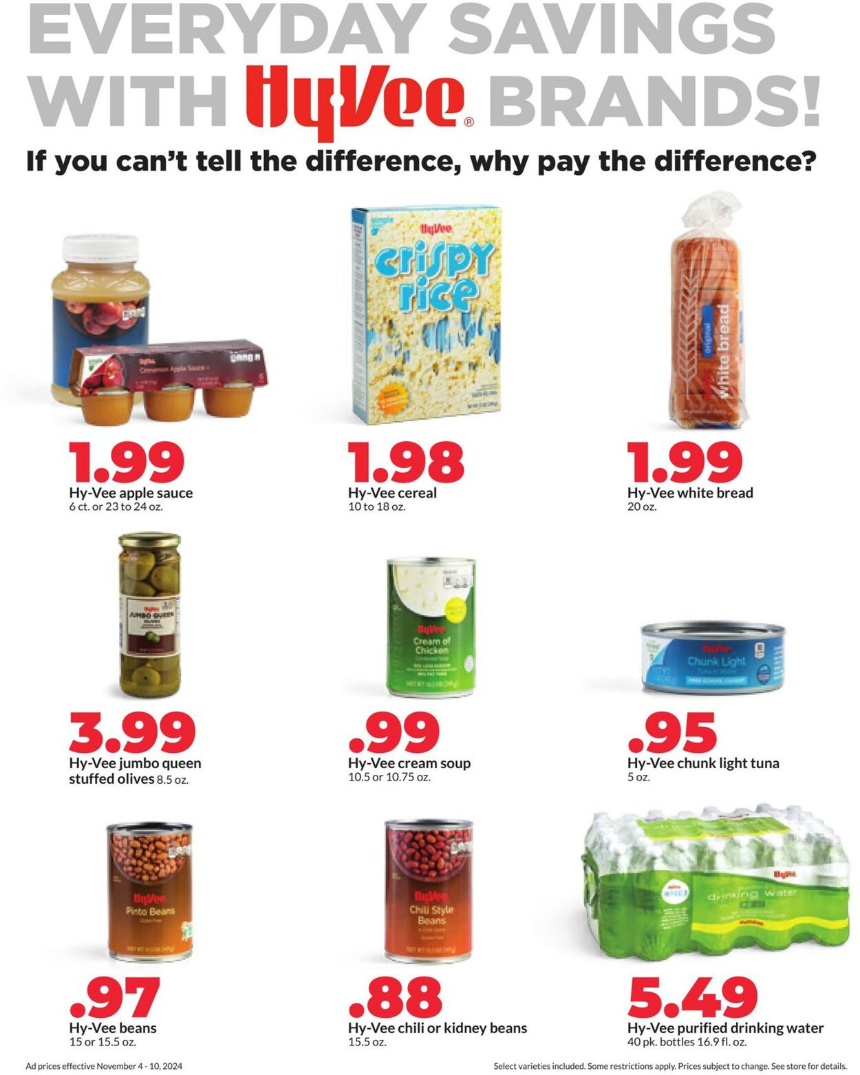 Catalogue HyVee from 11/04/2024