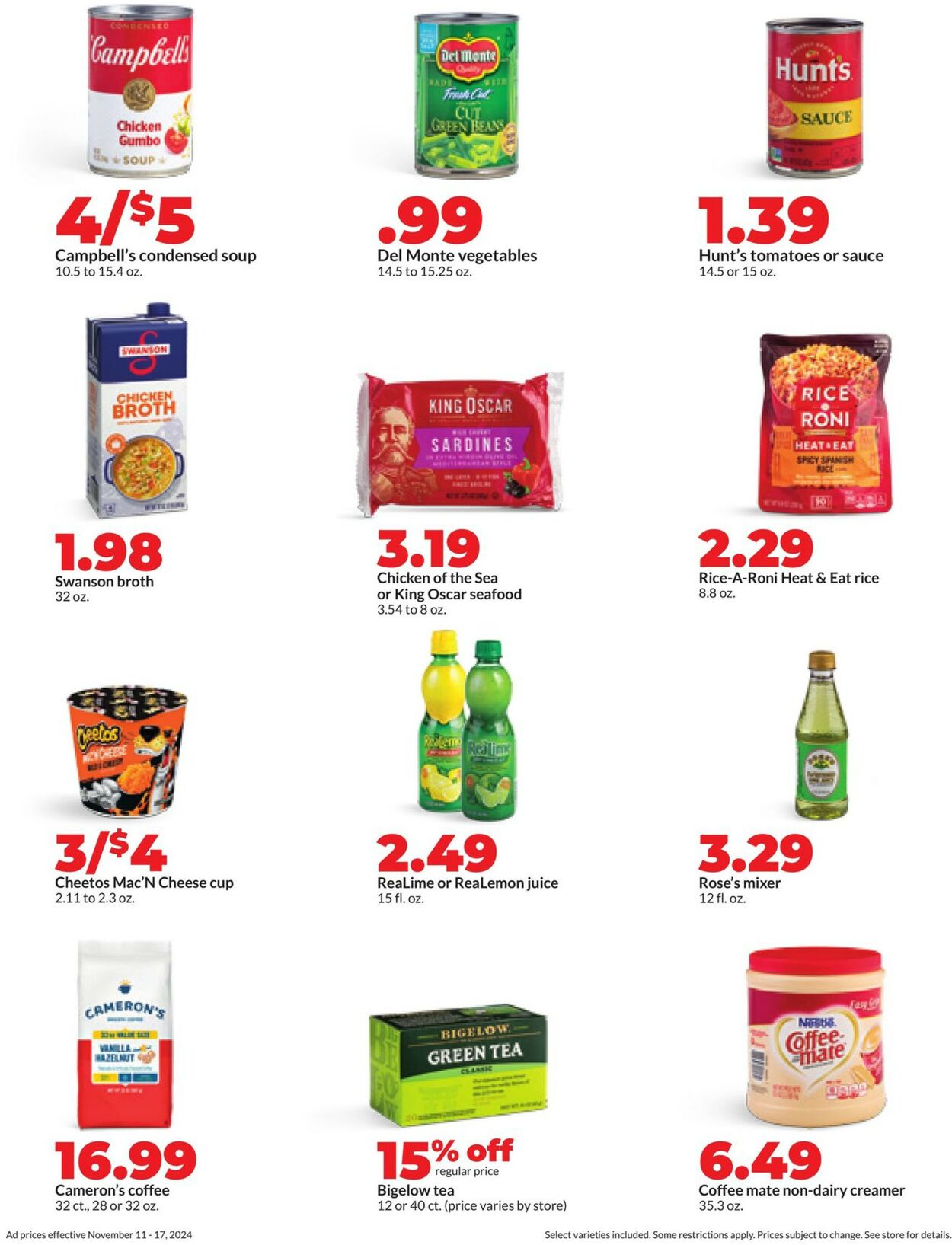 Catalogue HyVee from 11/11/2024