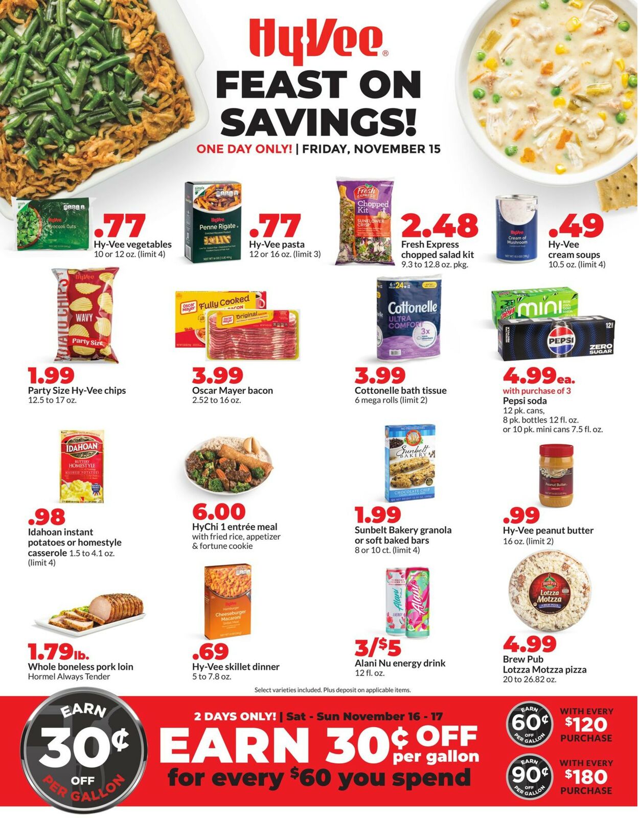 Catalogue HyVee from 11/15/2024