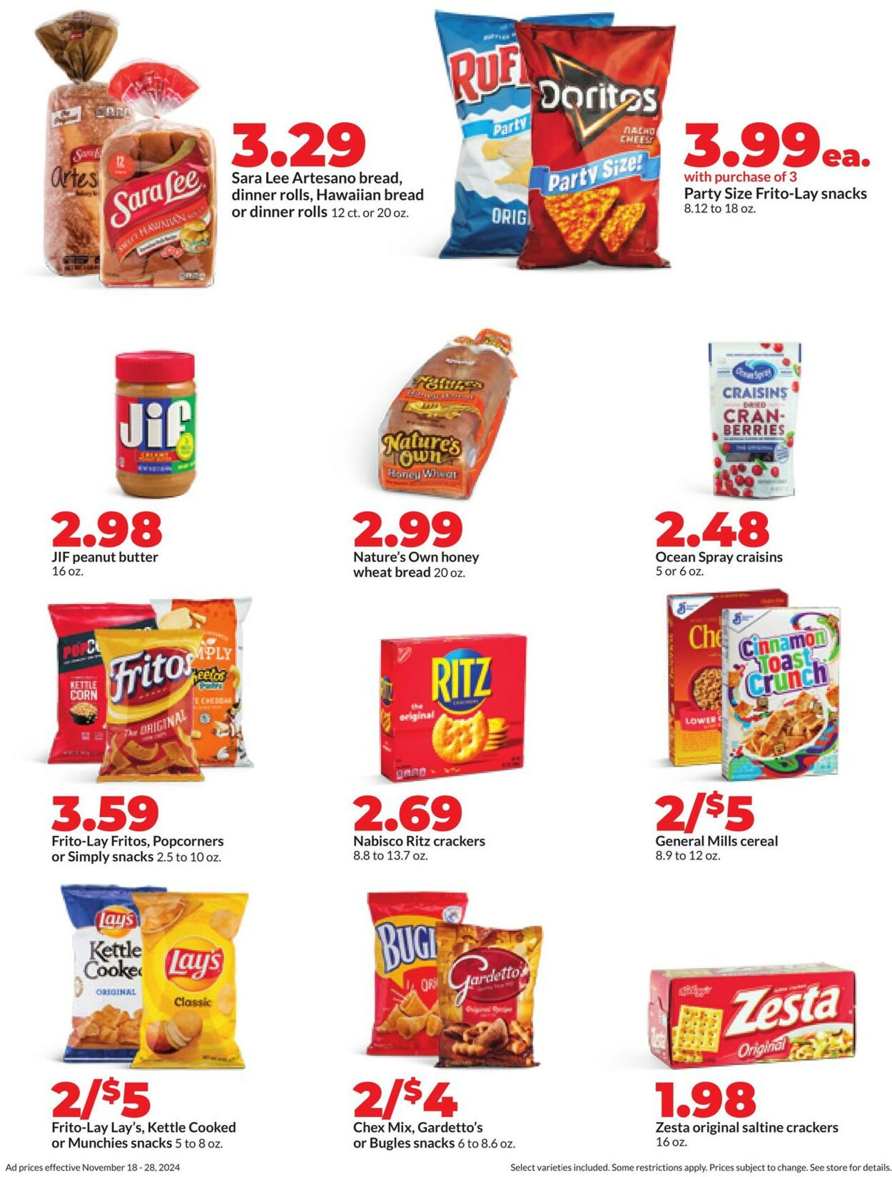 Catalogue HyVee from 11/18/2024