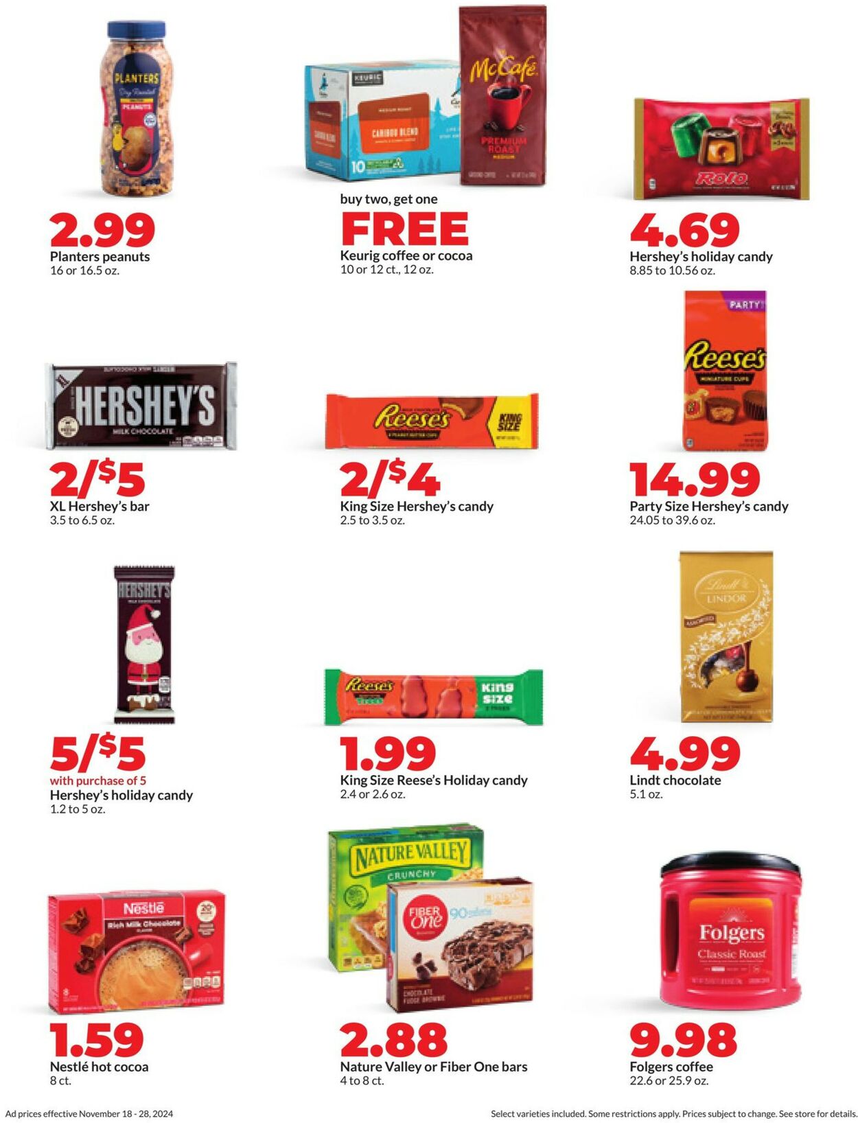 Catalogue HyVee from 11/18/2024