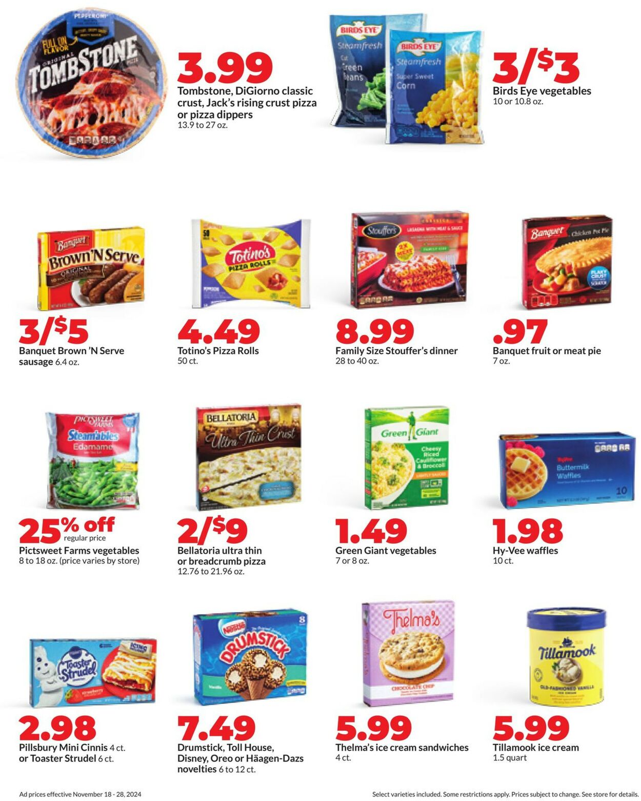 Catalogue HyVee from 11/18/2024