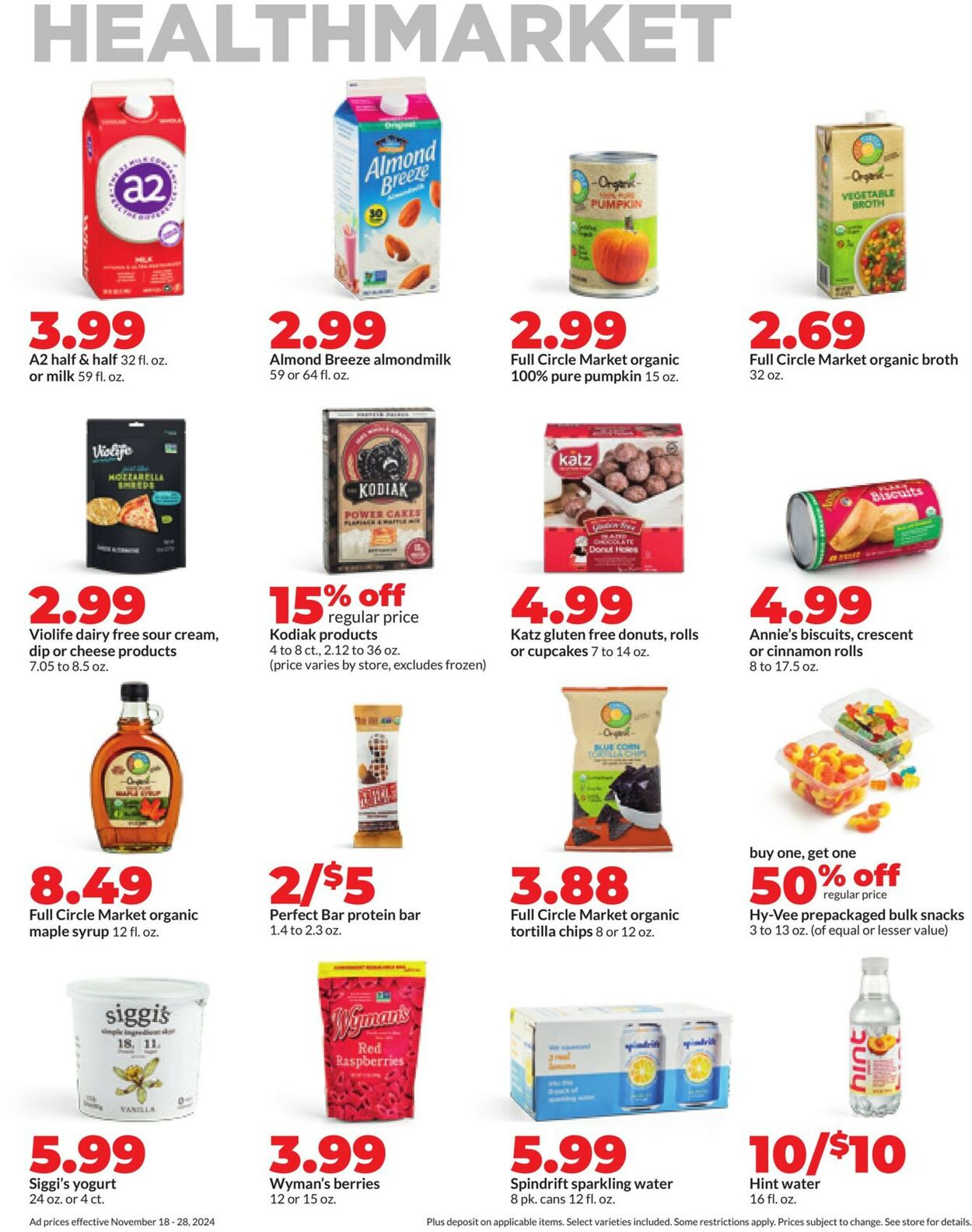 Catalogue HyVee from 11/18/2024