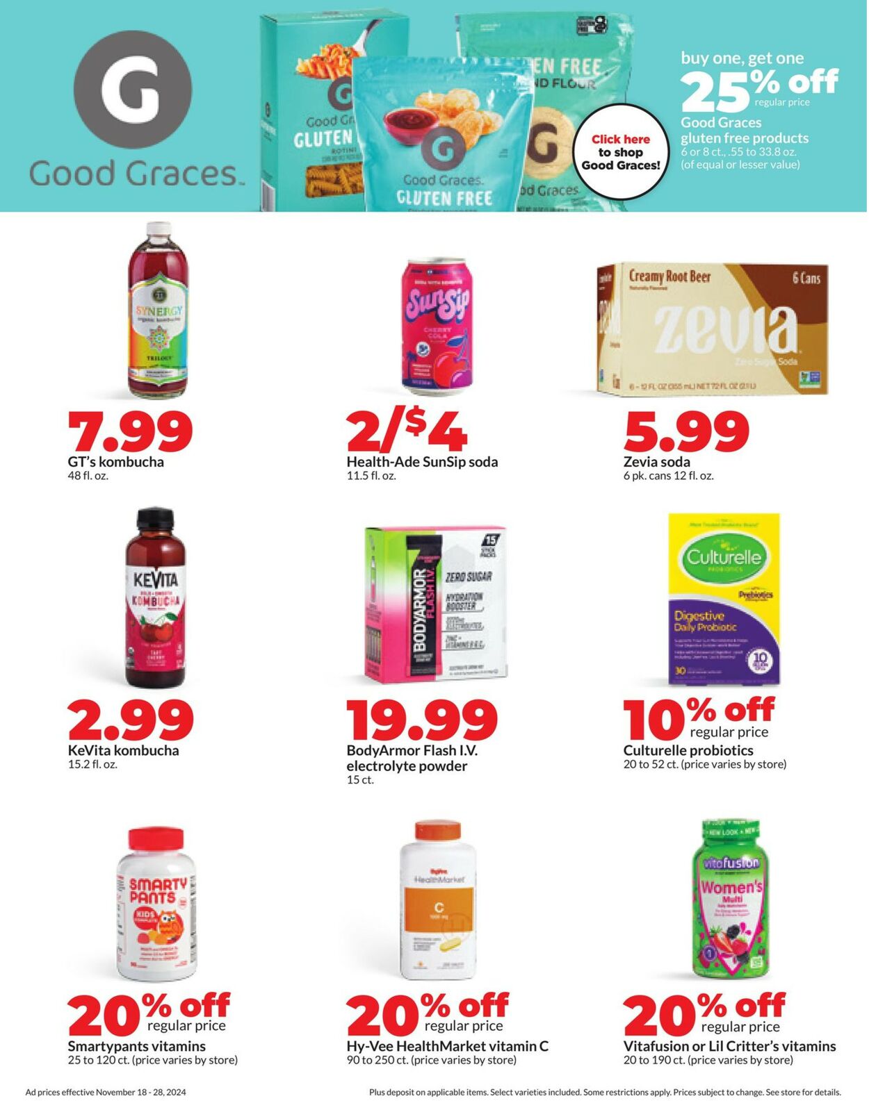 Catalogue HyVee from 11/18/2024